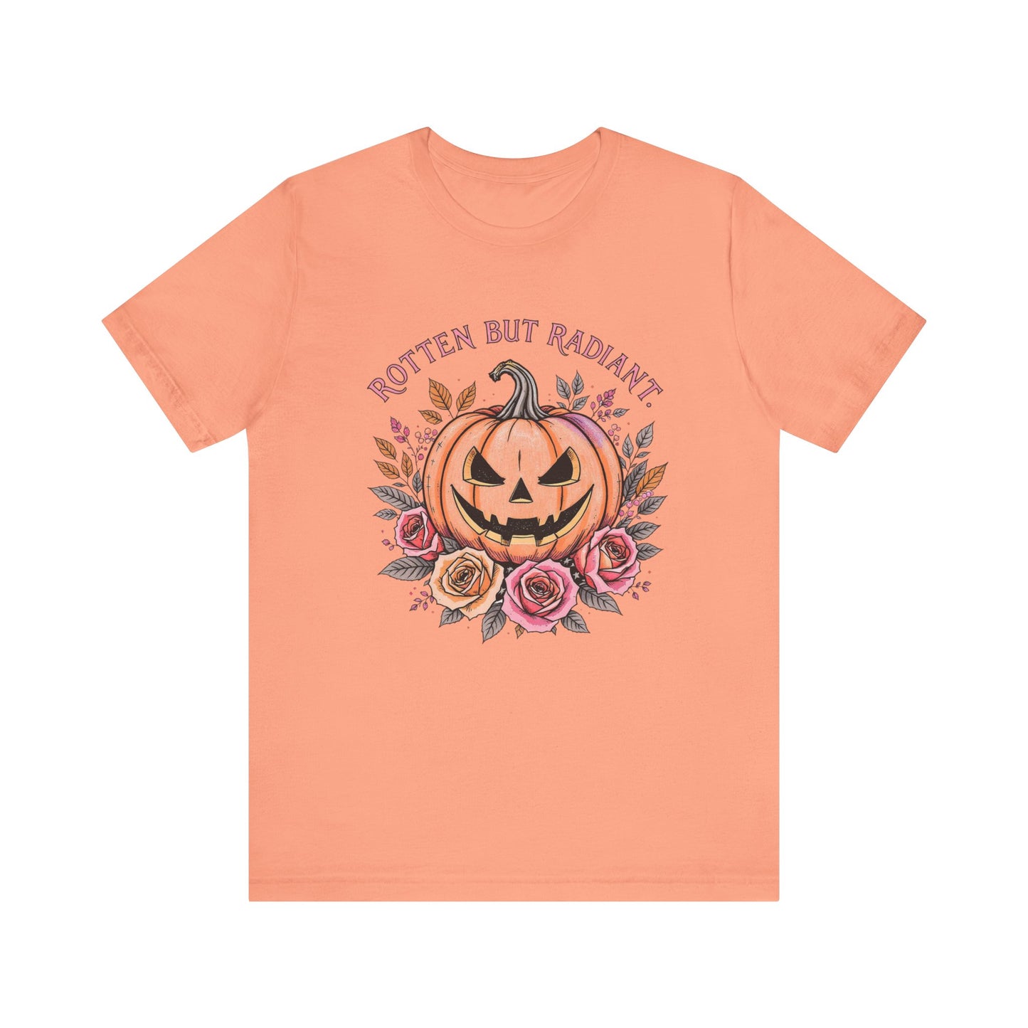 Halloween Pumpkin Tee, Unisex Jersey Short Sleeve Shirt, Autumn Fashion, Spooky Season Style, Fall Festival, Gift for Her