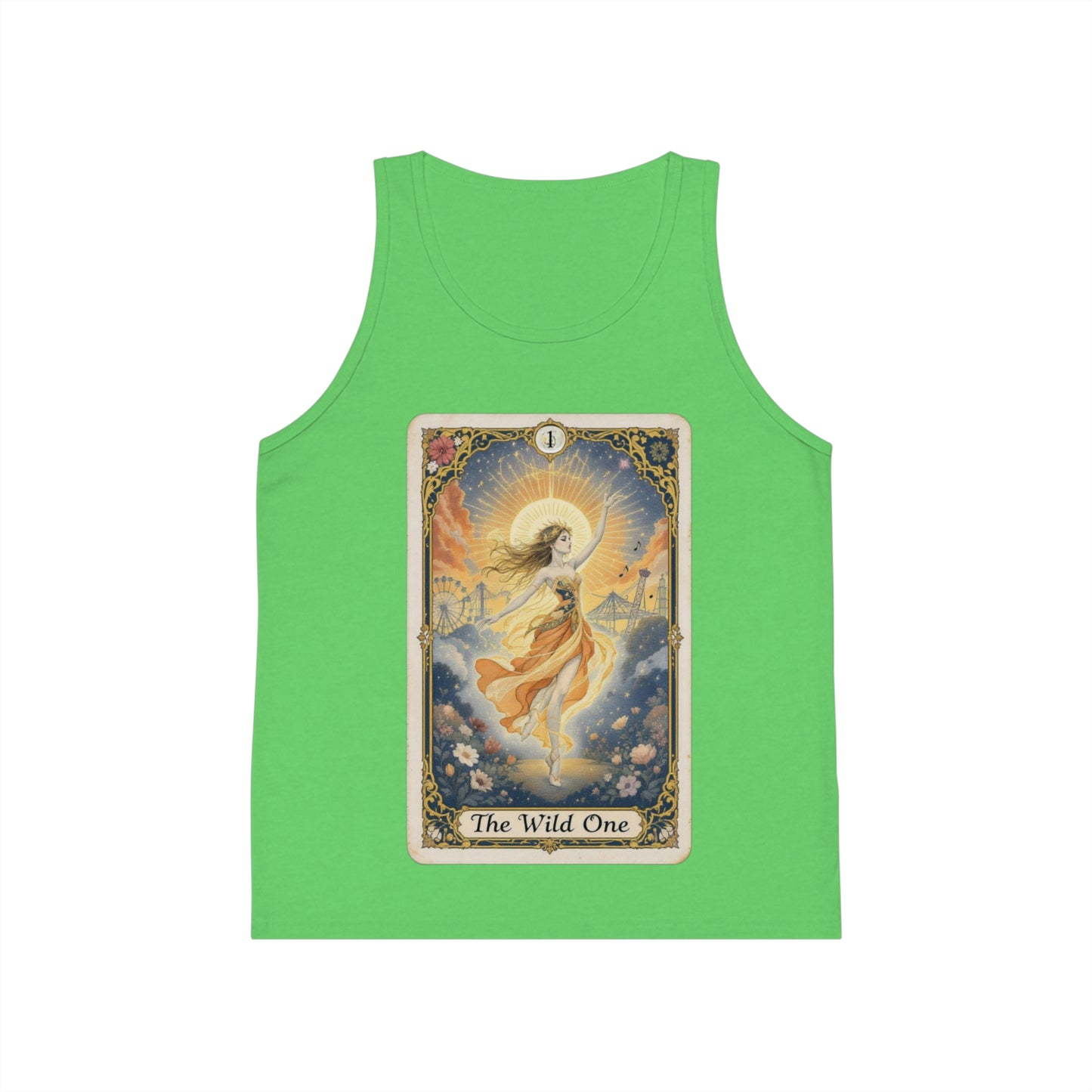 Magical Kid's Jersey Tank Top, Wild One Graphic Tee, Summer Fun Shirt, Playful Youth Apparel, Birthday Gift, Festival Outfit