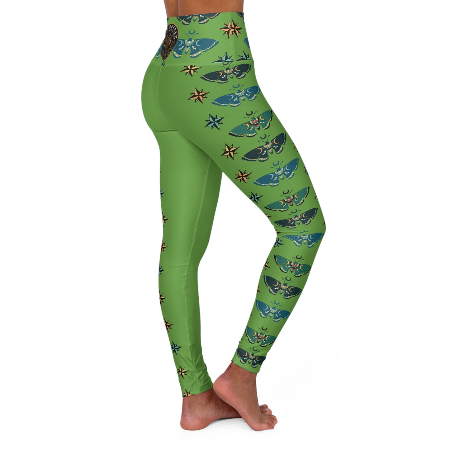 Butterfly High Waisted Yoga Leggings (AOP)