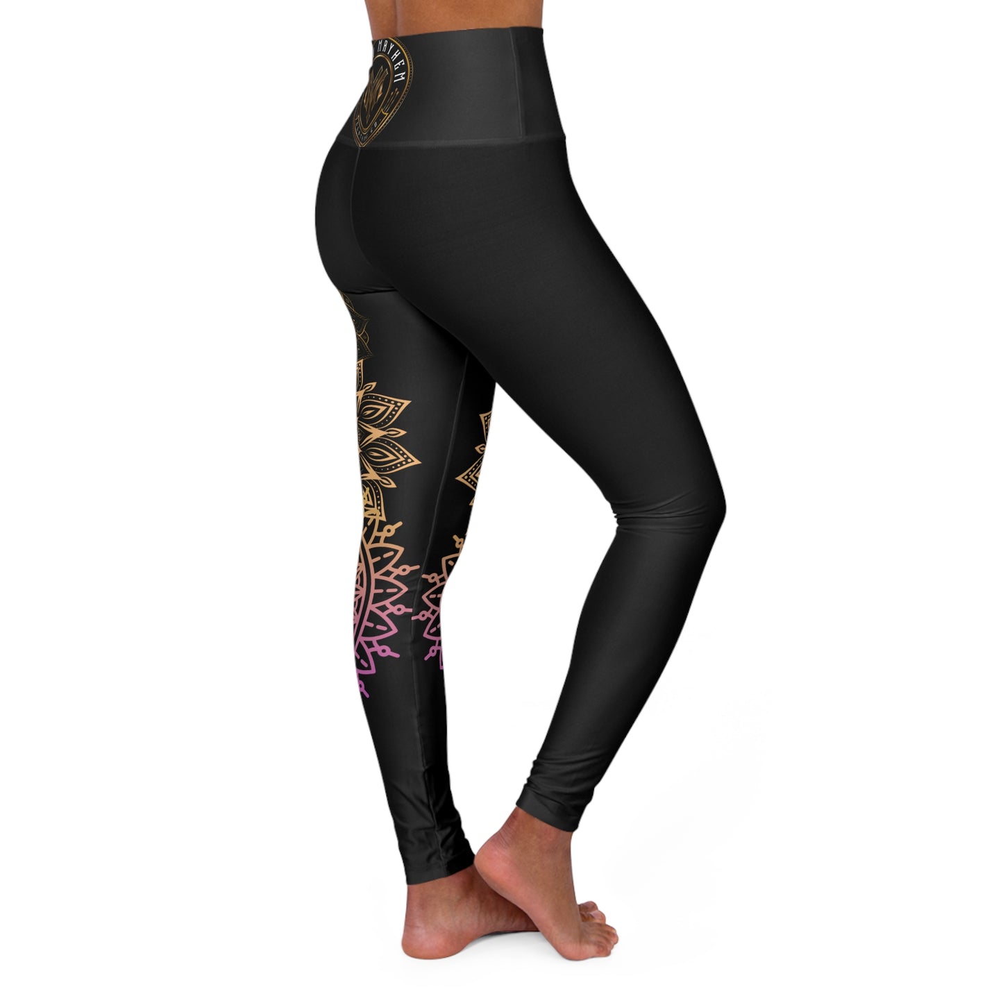Mandala High Waisted Yoga Leggings (AOP)