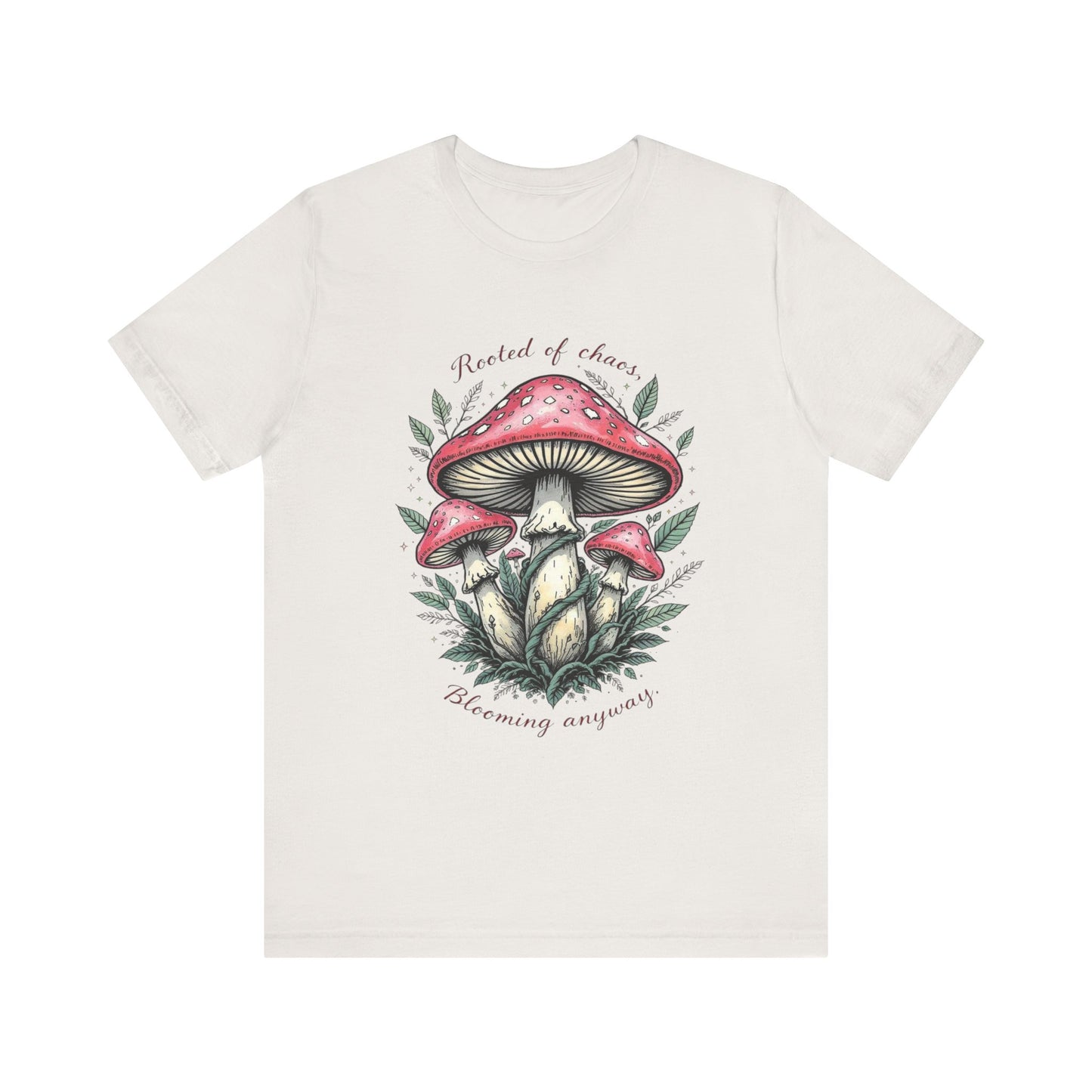 Whimsical Mushroom Tee - Plant Lover Gift, Nature Inspired Shirt, Eco-Friendly Apparel, Perfect for Festivals, Outdoor Adventures