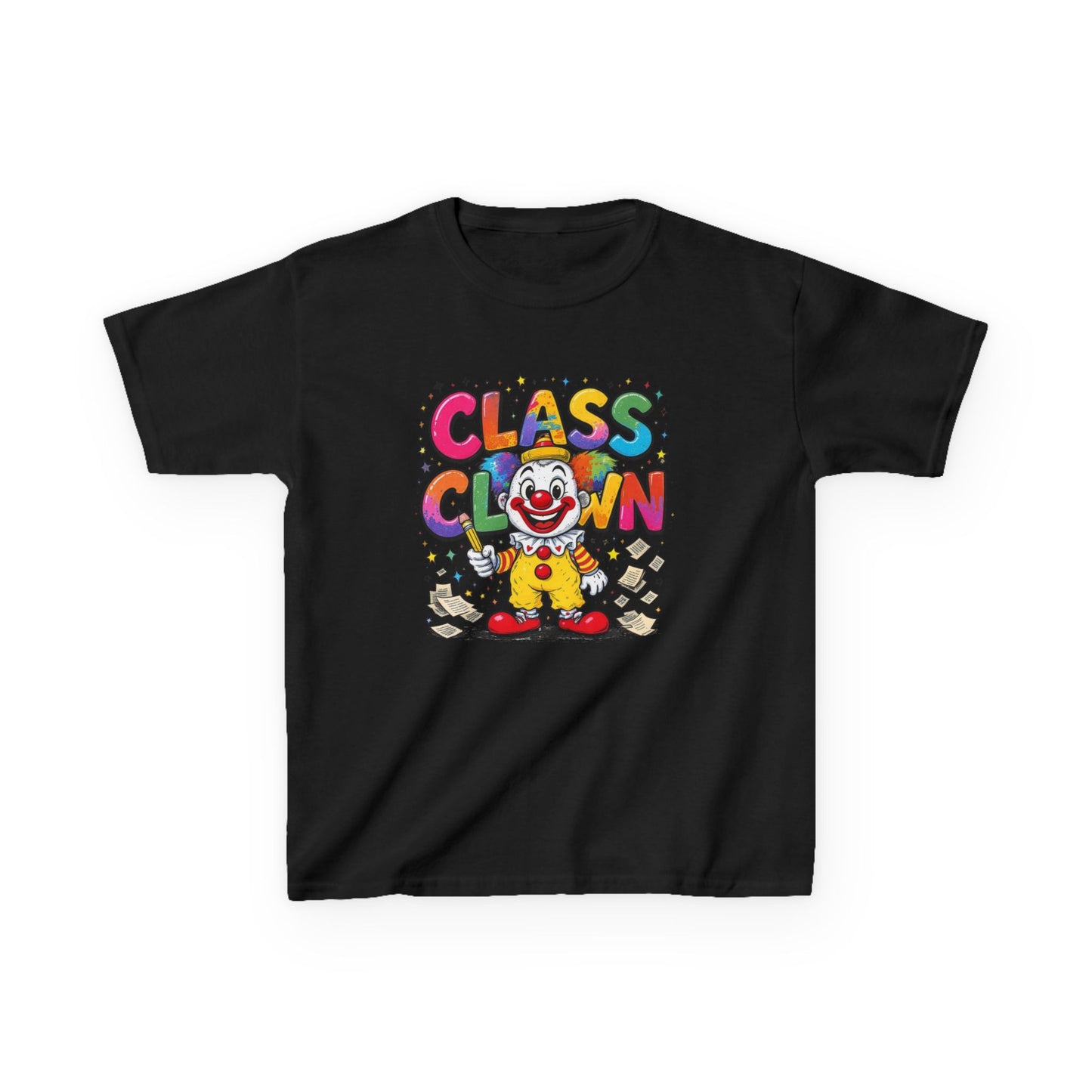 Class Clown Kids Tee - Fun Cotton Tee for Young Jokesters, Birthday Gifts, Classroom Essentials, Playtime Apparel, School Spirit Wear