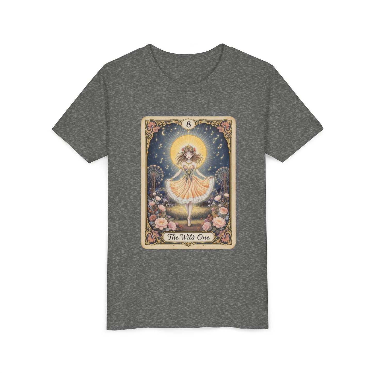 Youth Short Sleeve Tee - Magical Fairy Design, Perfect for Kids' Birthdays, Party Wear, Gift Idea, Daily Wear, Fun Playtime!