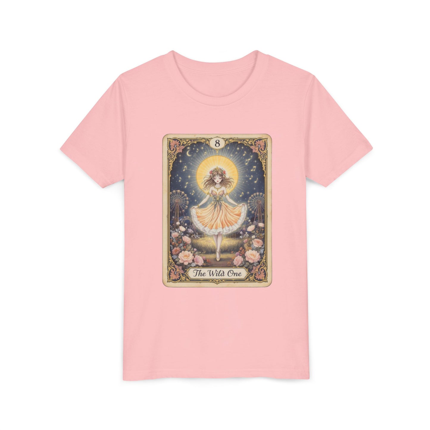 Youth Short Sleeve Tee - Magical Fairy Design, Perfect for Kids' Birthdays, Party Wear, Gift Idea, Daily Wear, Fun Playtime!