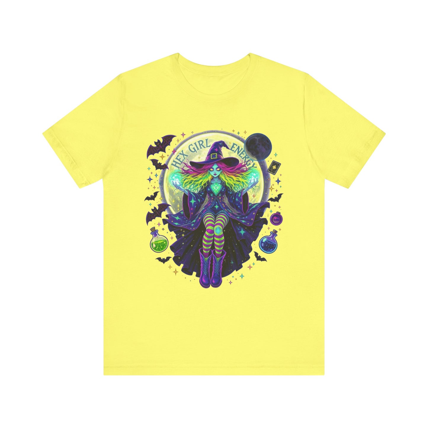 Witchy Vibes Unisex Tee, Halloween Shirt, Spooky Fashion, Gift for Witches, Mysterious Graphic Tee