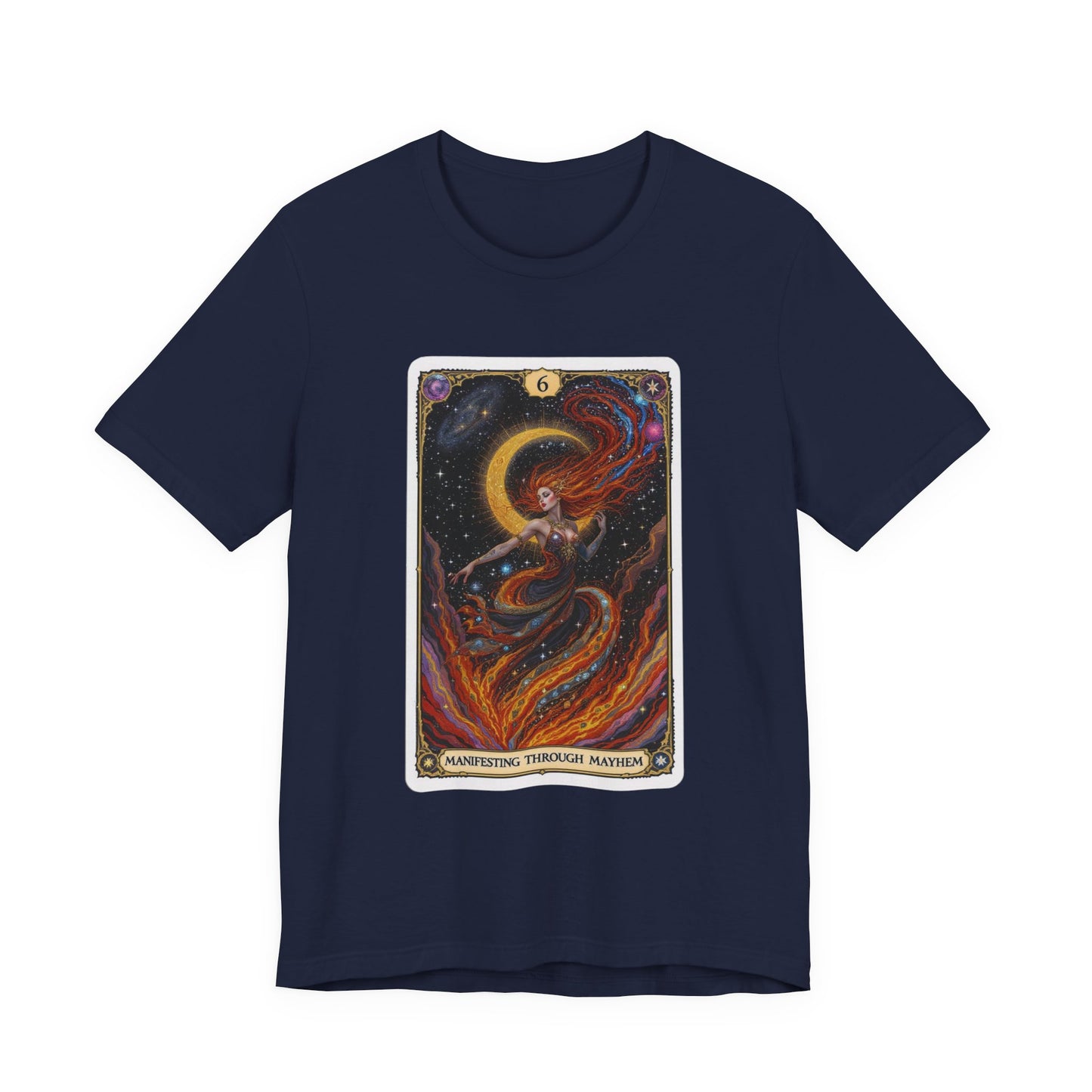 Mystical Tarot Graphic Tee, Unisex T-Shirt, Astrology Apparel, Spiritual Gift, Boho Style Shirt, Celestial Clothing