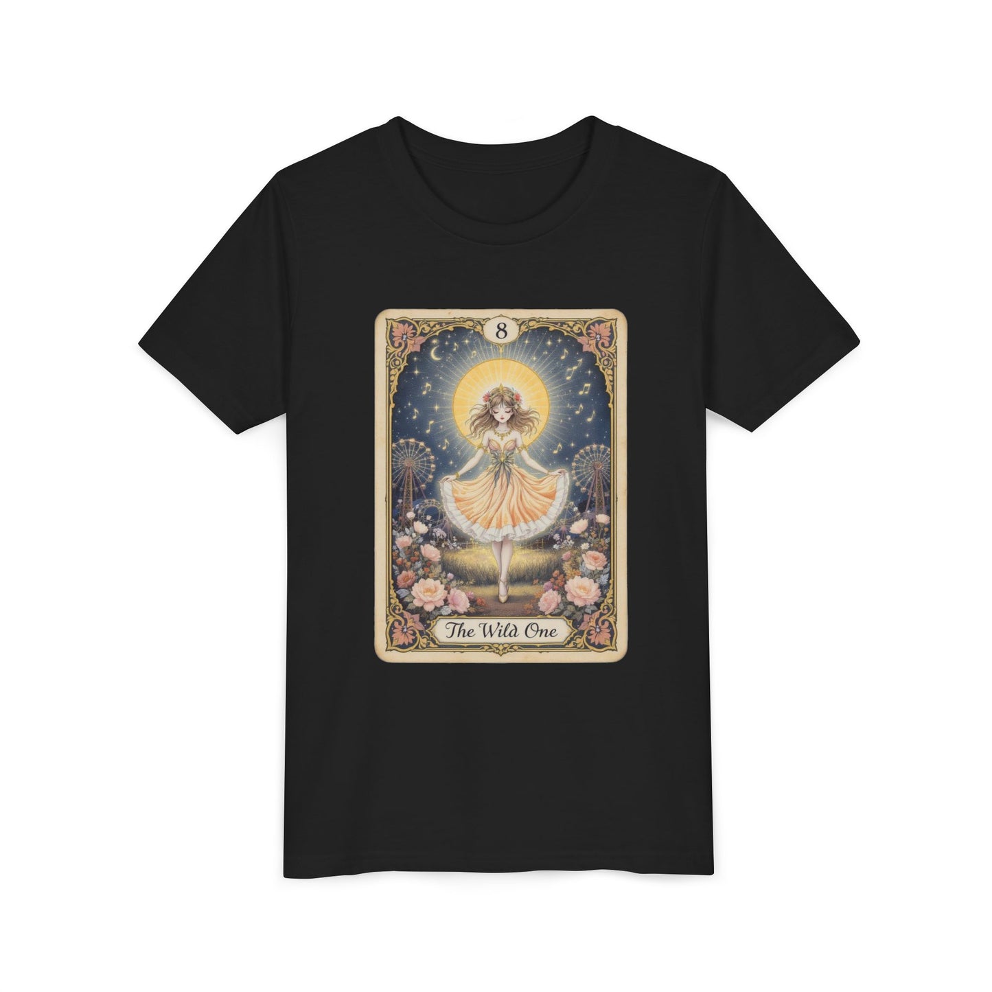 Youth Short Sleeve Tee - Magical Fairy Design, Perfect for Kids' Birthdays, Party Wear, Gift Idea, Daily Wear, Fun Playtime!