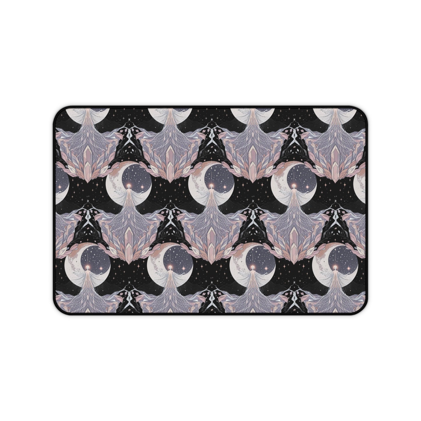 Celestial Workspace Desk Mat, Moon Decorative Mat, Office Decor, Astrology Gift, Gaming Surface, Witchy Desk Accessories