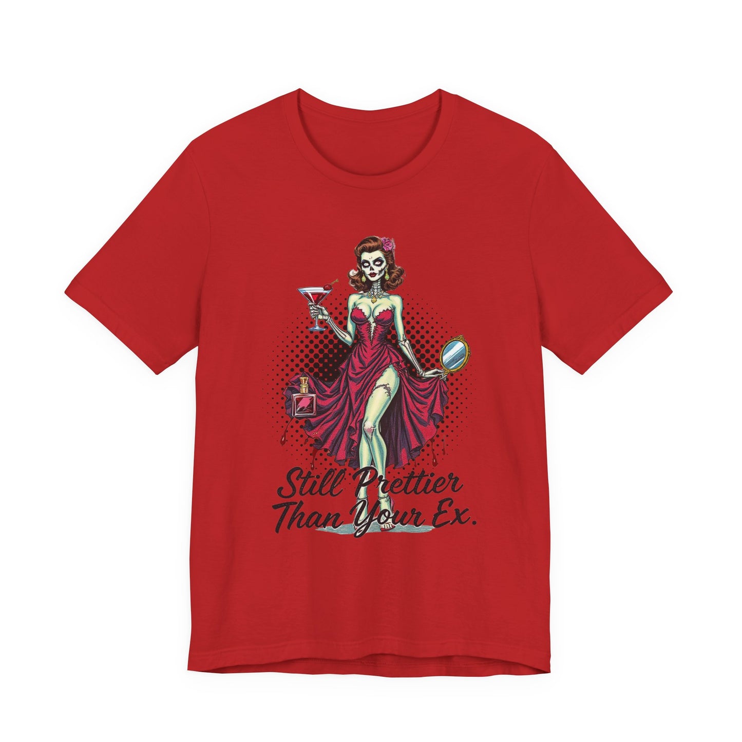 Sassy Vintage Graphic Tee, Still Prettier Than Your Ex Shirt, Fun Casual Top, Gift for Her, Celebratory Party Wear