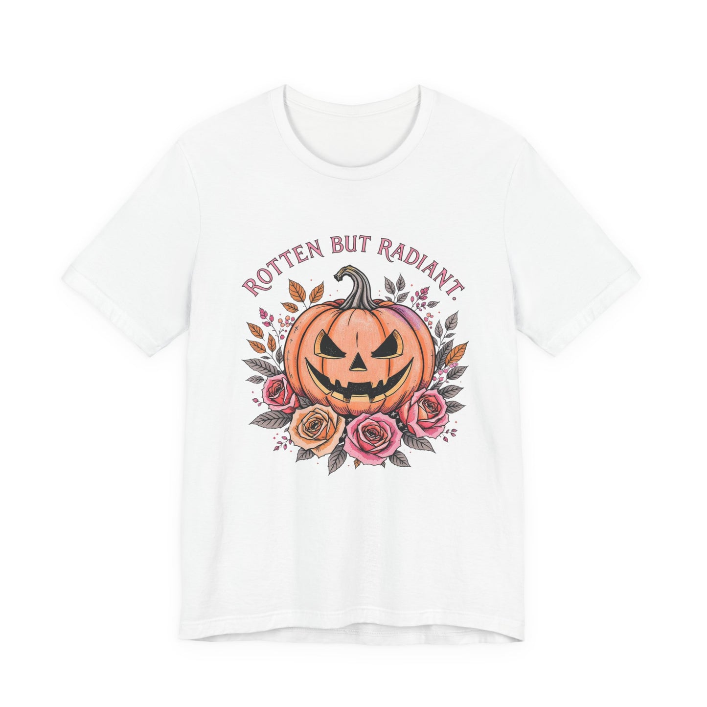 Halloween Pumpkin Tee, Unisex Jersey Short Sleeve Shirt, Autumn Fashion, Spooky Season Style, Fall Festival, Gift for Her