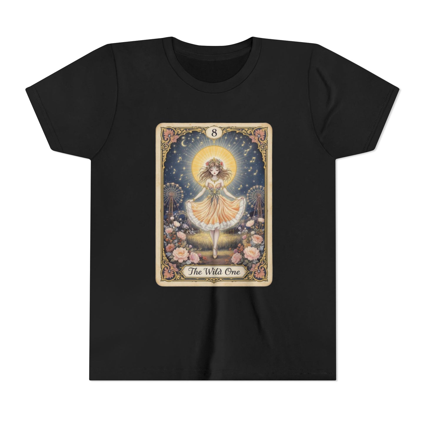 Youth Short Sleeve Tee - Magical Fairy Design, Perfect for Kids' Birthdays, Party Wear, Gift Idea, Daily Wear, Fun Playtime!