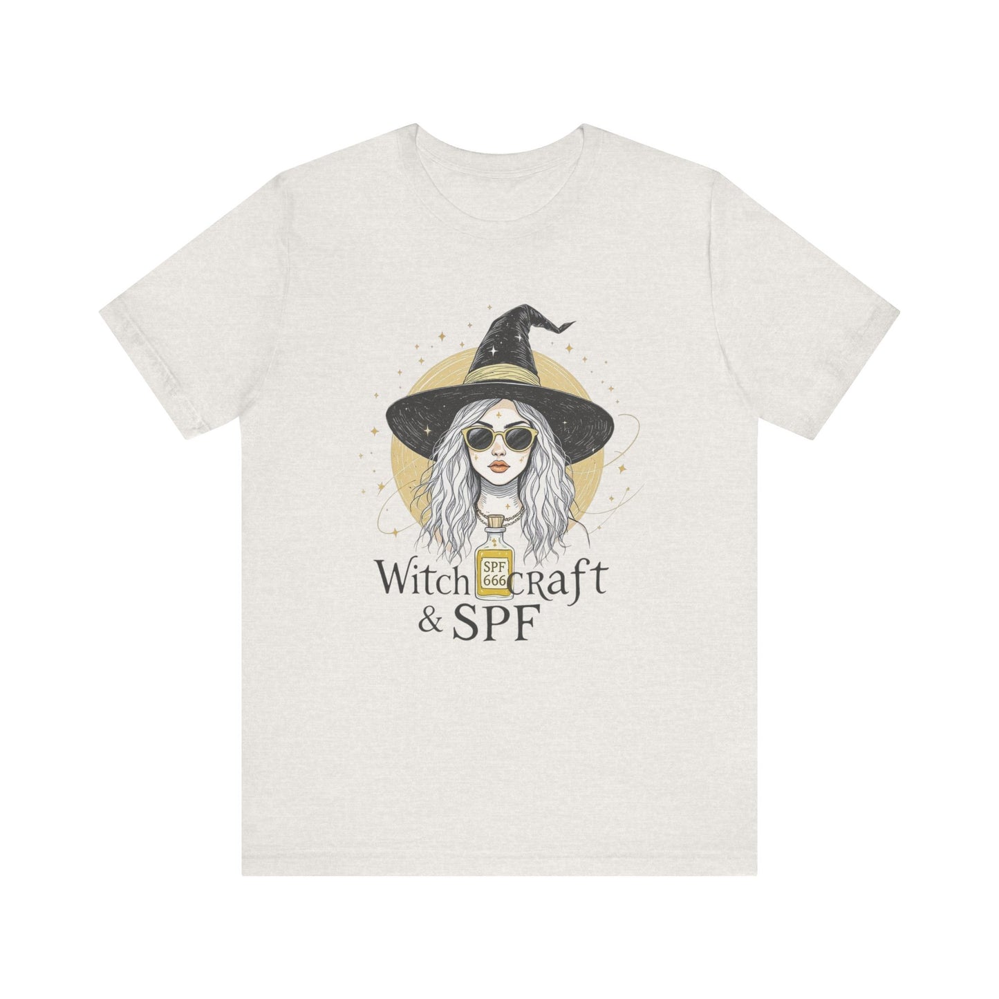 Witchcraft & SPF Witchy T-Shirt | Unisex Short Sleeve Tee, Halloween Shirt, Gifts for Witches, Summer Style