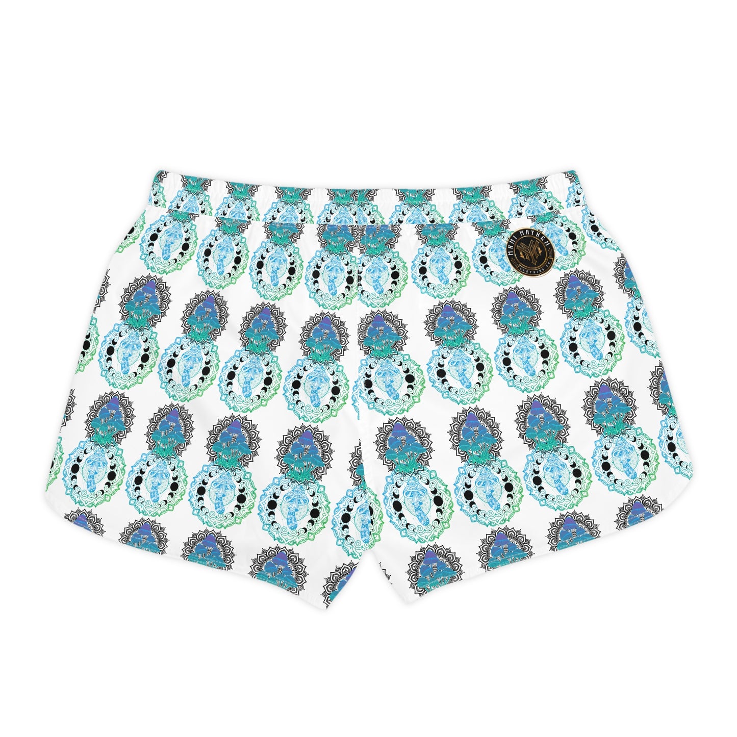 Mushroom Casual Shorts, Womens Lounge Shorts, Cute Summer Shorts, Botanical Shorts, Boho Shorts