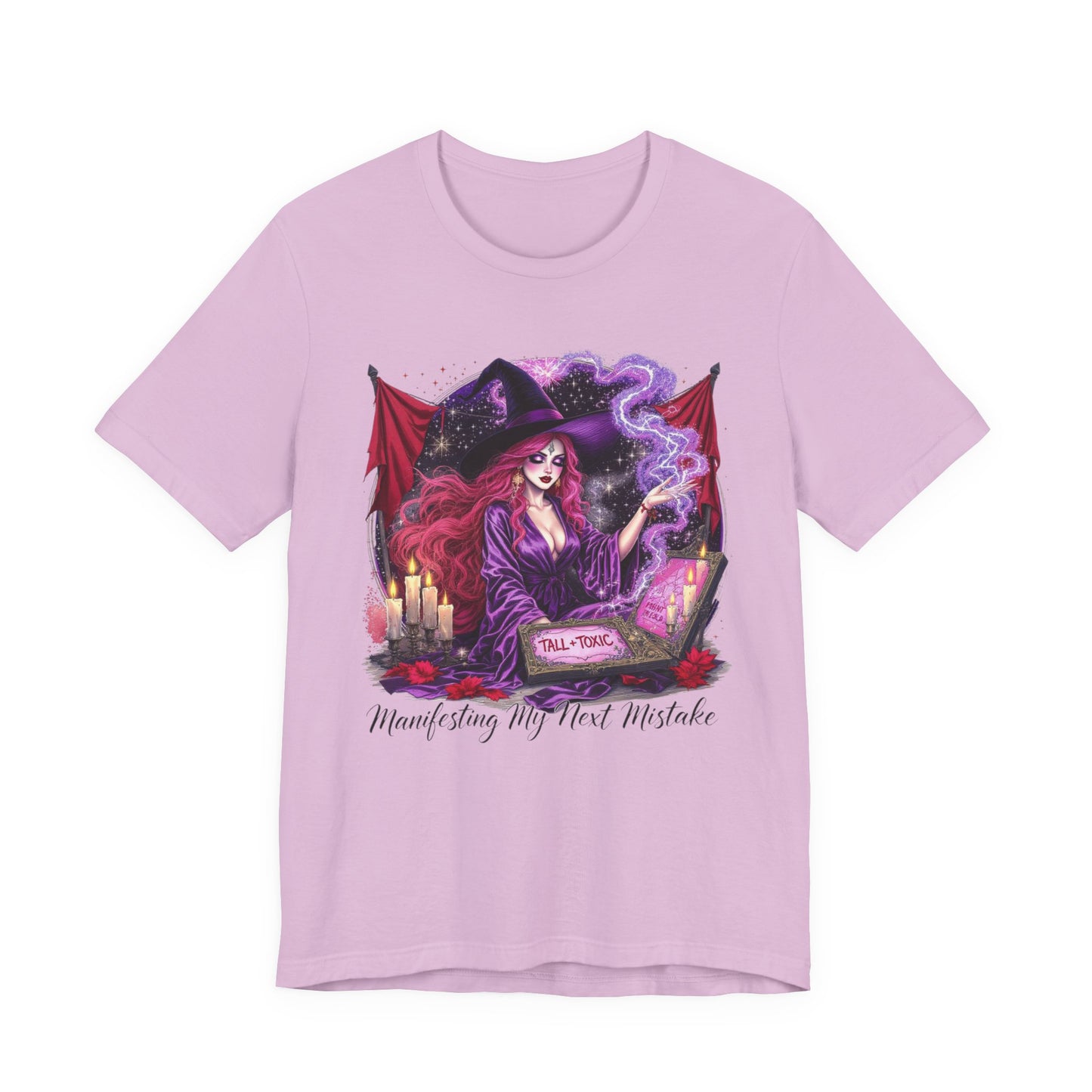Witchy Manifestation Tee, Unisex Witch T-Shirt, Cute Graphic Tee, Magic Lover Gift, Halloween Shirt, Spiritual Fashion