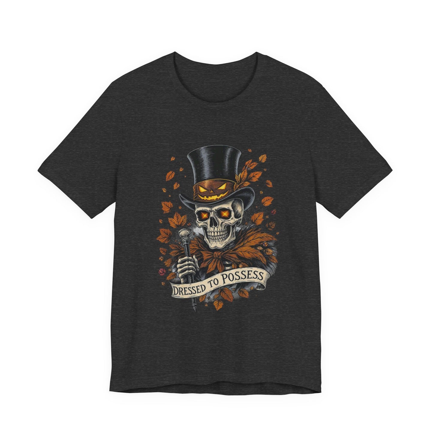 Dressed To Possess Halloween Tee, Unisex T-shirt, Spooky Shirt, Scary Costume Top, Creepy Graphic Tee