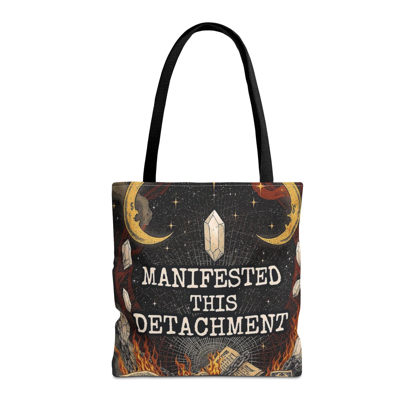 Mystical Manifestation Tote Bag, Boho Tote, Witchy Tote, Spiritual Bag, Gift for Him/Her, Everyday Carryall