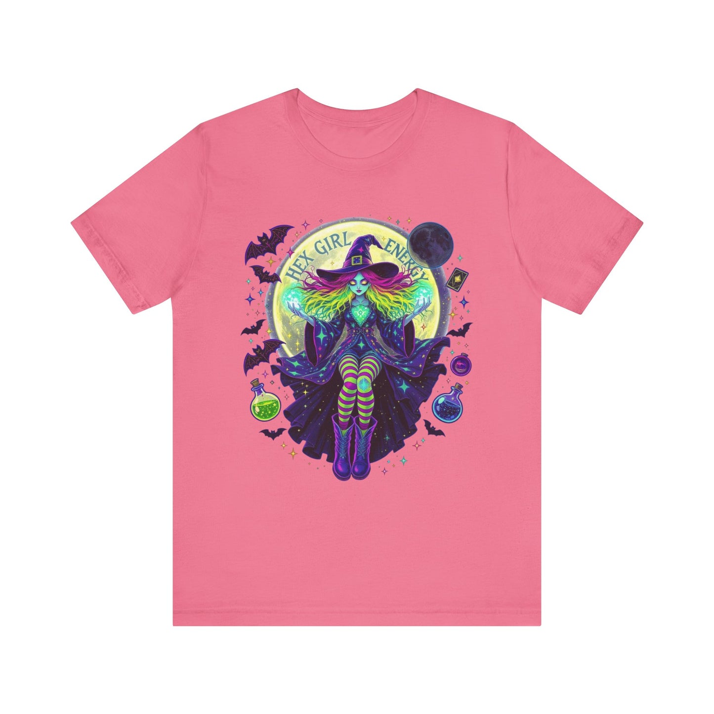 Witchy Vibes Unisex Tee, Halloween Shirt, Spooky Fashion, Gift for Witches, Mysterious Graphic Tee