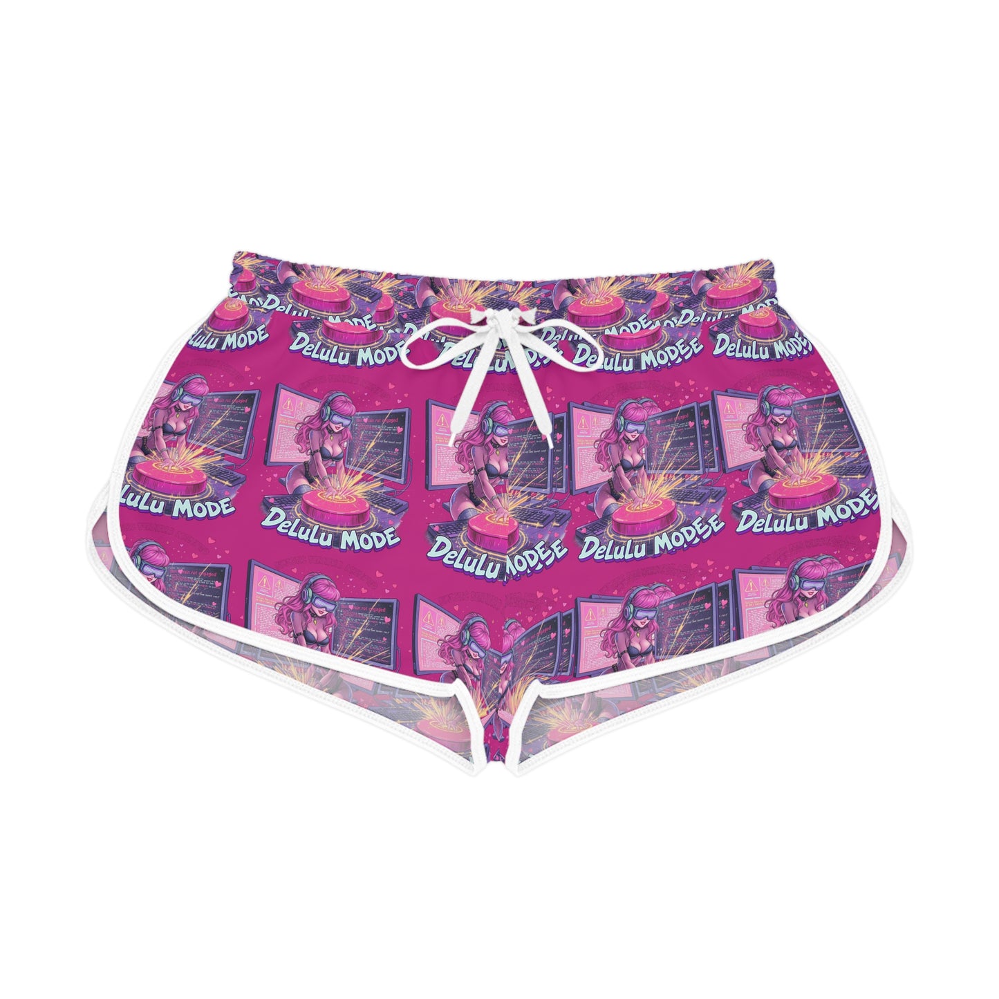 Gamer Girl Shorts, Video Game Lounge Wear, Gaming Apparel, Cute Gaming Clothes, Delulu Gamer Girl Shorts
