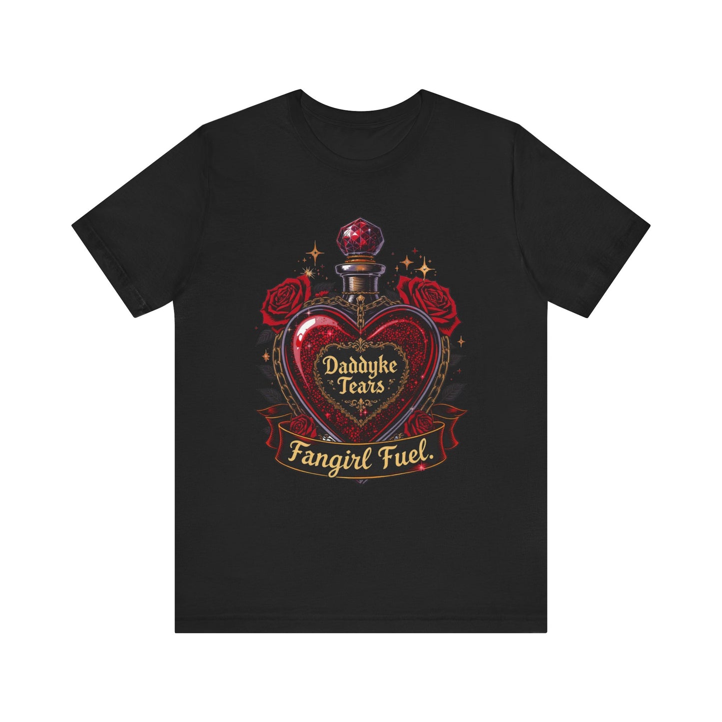 Funny Daddyke Tears Fangirl Fuel Unisex Jersey Short Sleeve Tee, Fangirl Gift, Pop Culture Tee, Gift for Him, Gift for Her, Funny Graphic