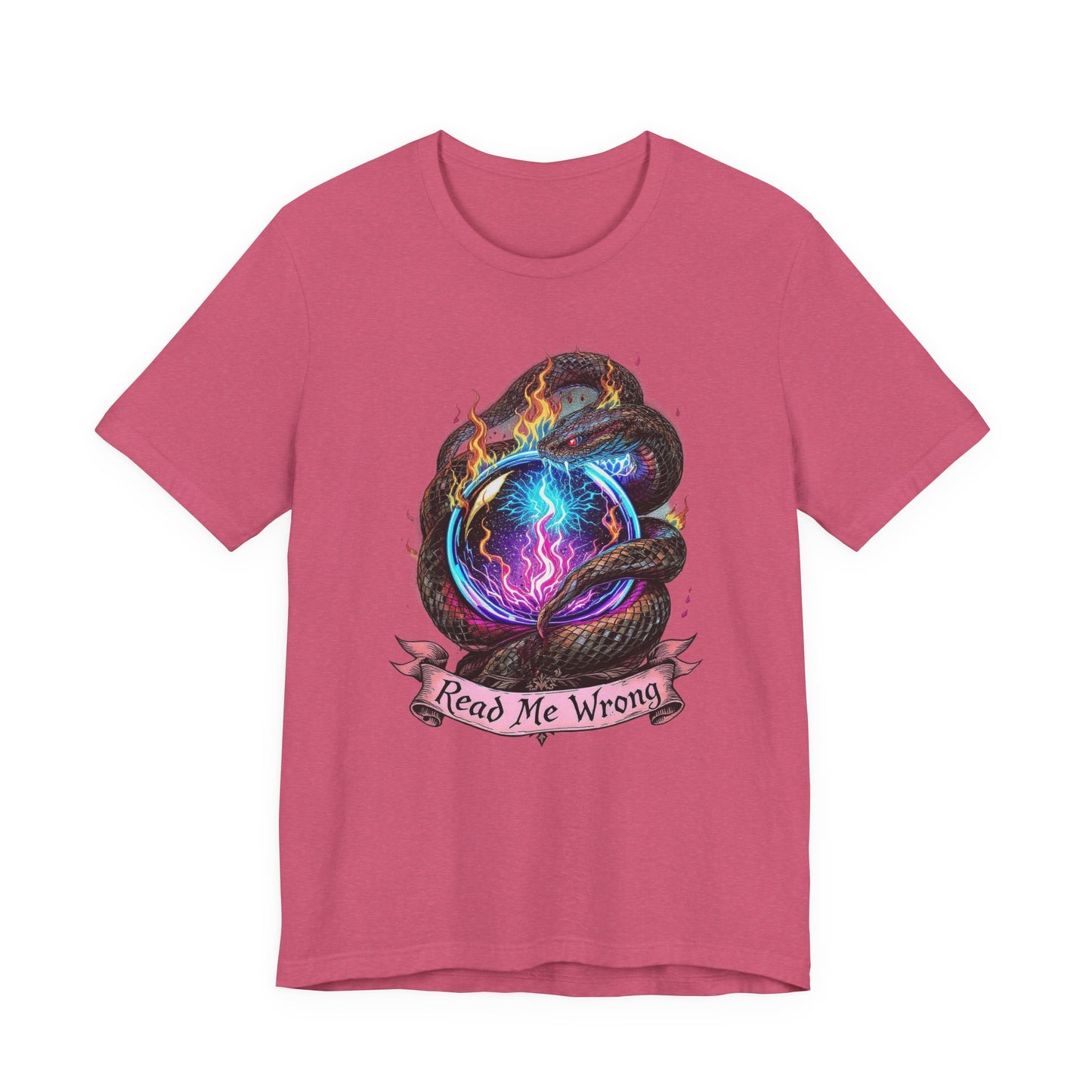 Mystical Short Sleeve Tee, Reading Humor Shirt, Fantasy Graphic T-Shirt, Gift for Book Lovers, Unique Casual Wear, Unisex Apparel