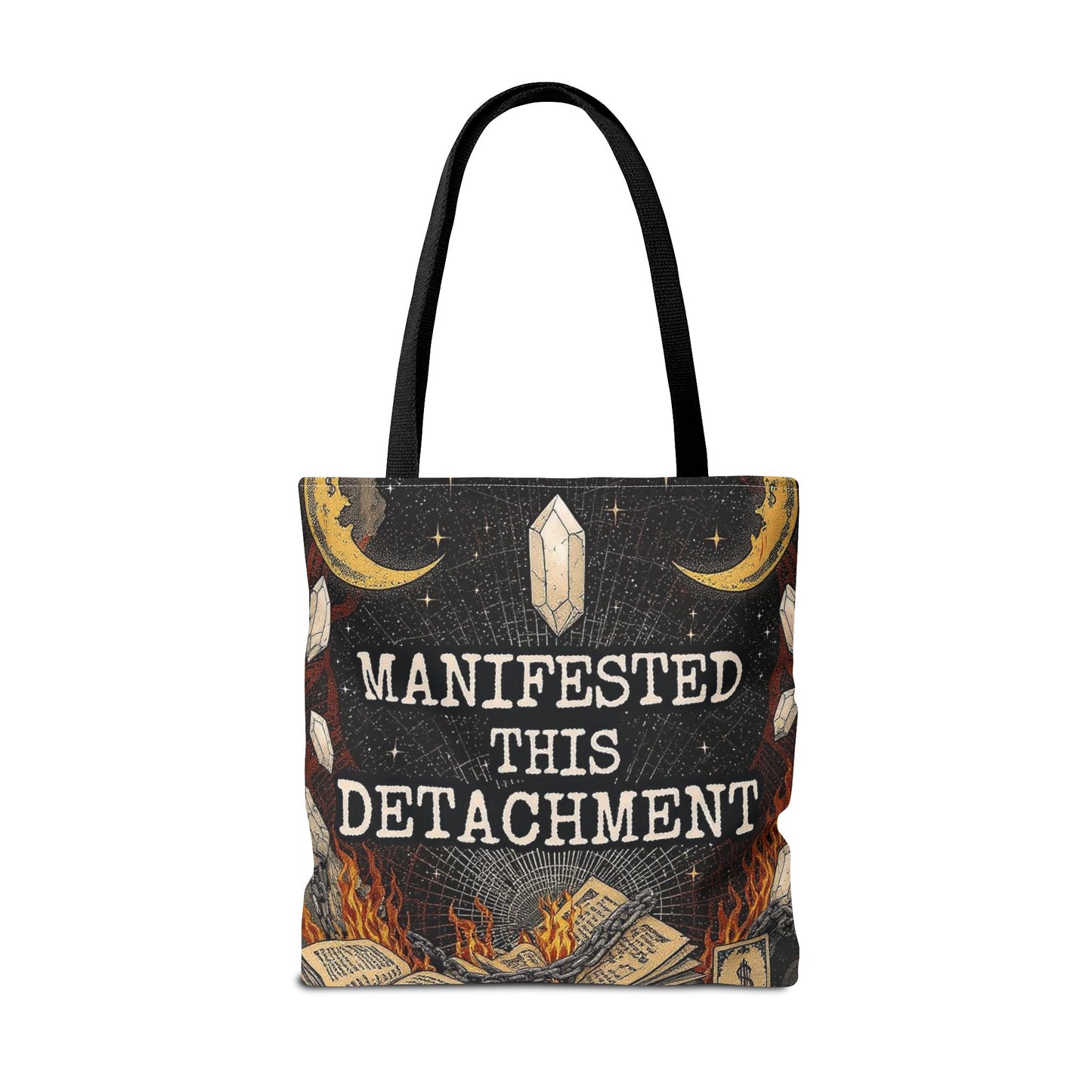Mystical Manifestation Tote Bag, Boho Tote, Witchy Tote, Spiritual Bag, Gift for Him/Her, Everyday Carryall