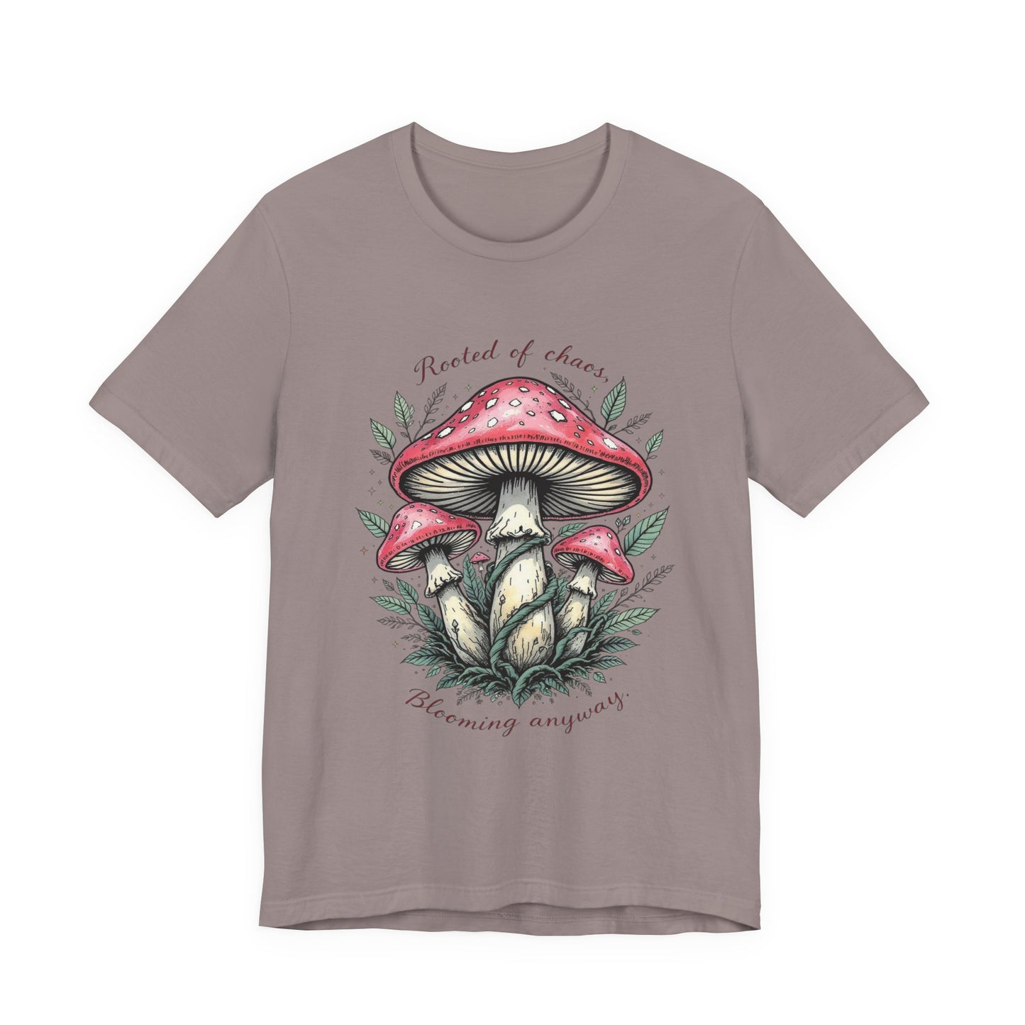 Whimsical Mushroom Tee - Plant Lover Gift, Nature Inspired Shirt, Eco-Friendly Apparel, Perfect for Festivals, Outdoor Adventures