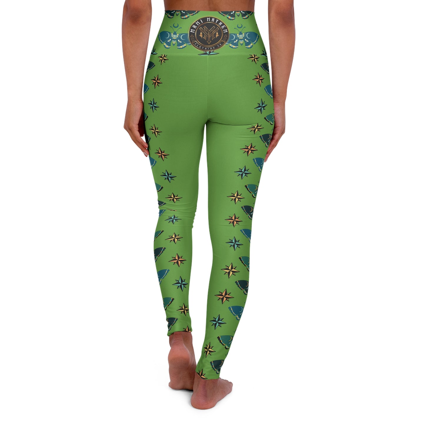 Butterfly High Waisted Yoga Leggings (AOP)