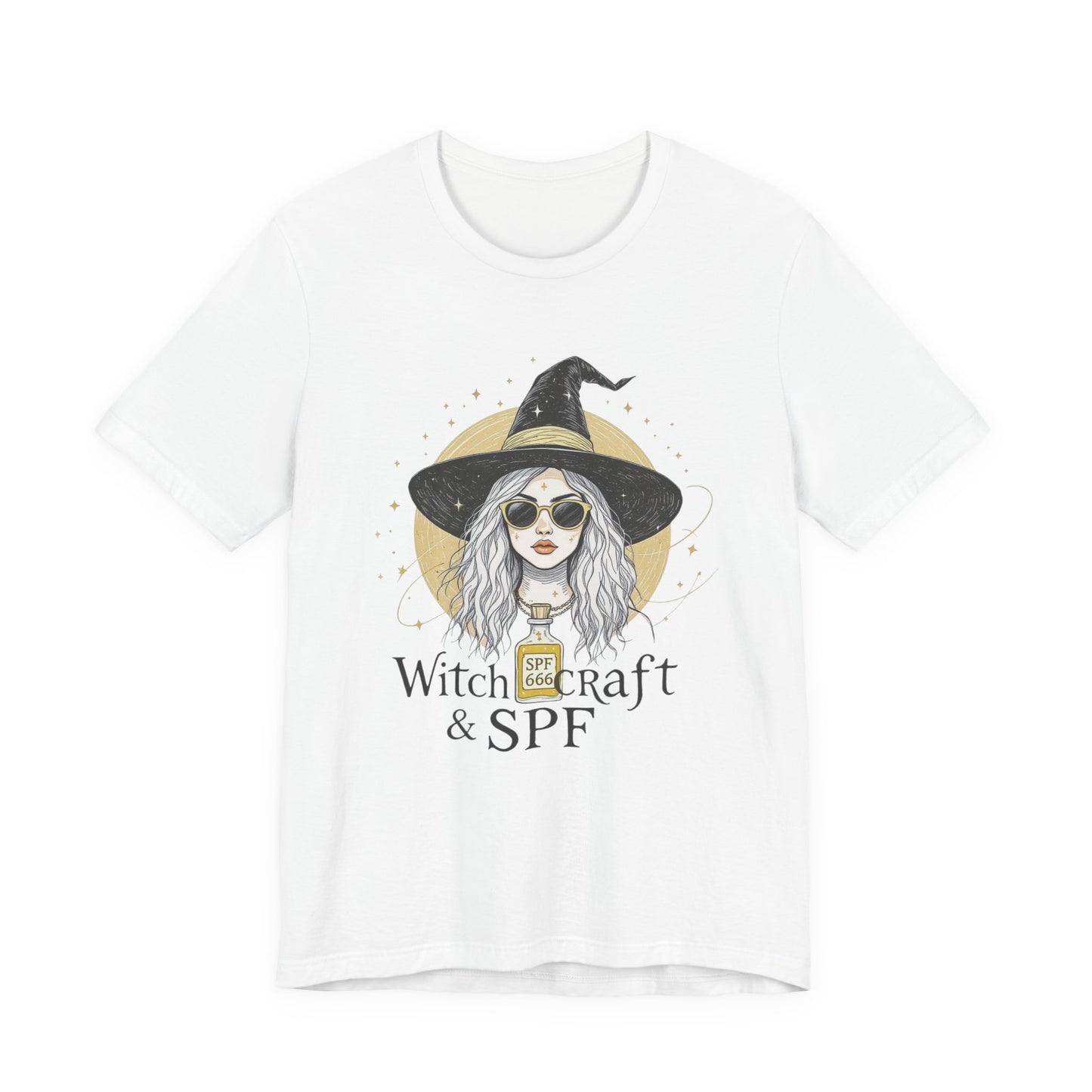 Witchcraft & SPF Witchy T-Shirt | Unisex Short Sleeve Tee, Halloween Shirt, Gifts for Witches, Summer Style