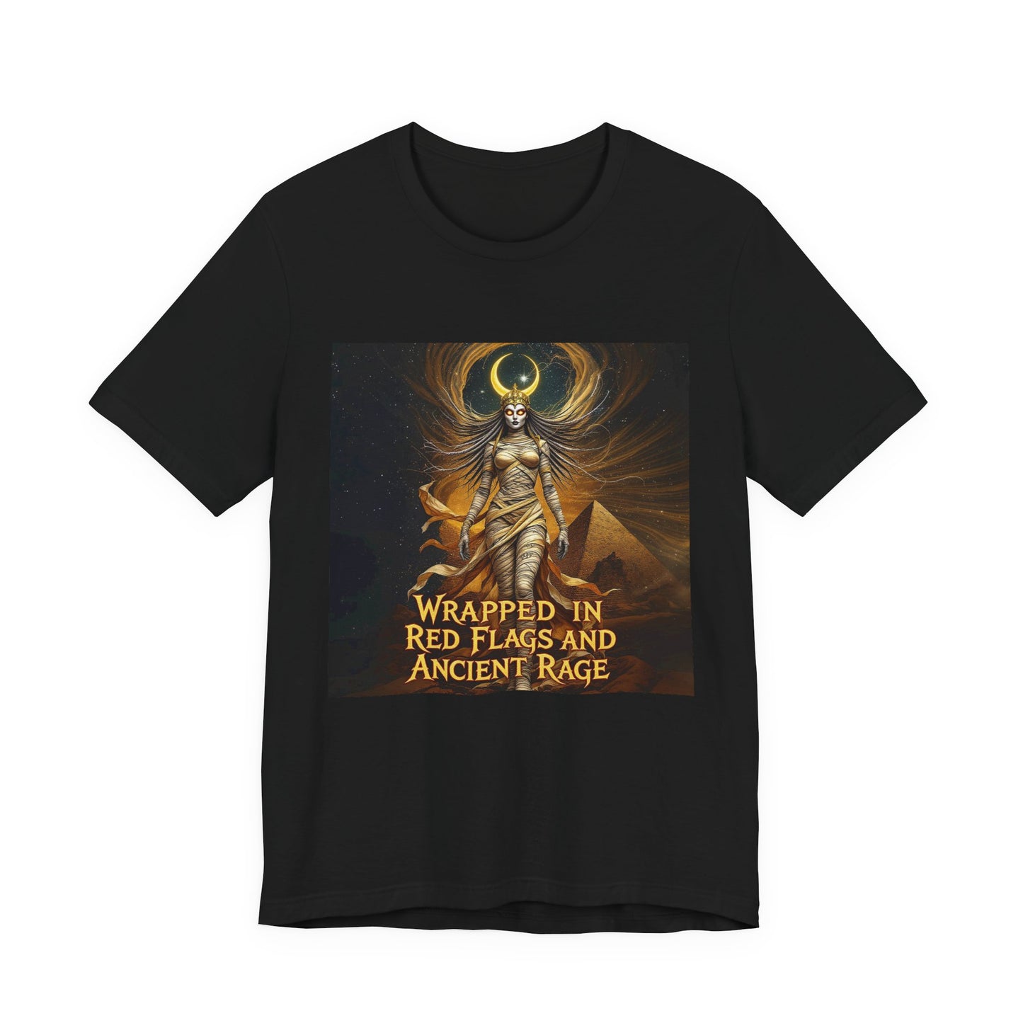 Wrapped in Red Flags and Ancient Rage Tee, Graphic T-Shirt, Unisex Tee, Trendy Streetwear, Gift for Her
