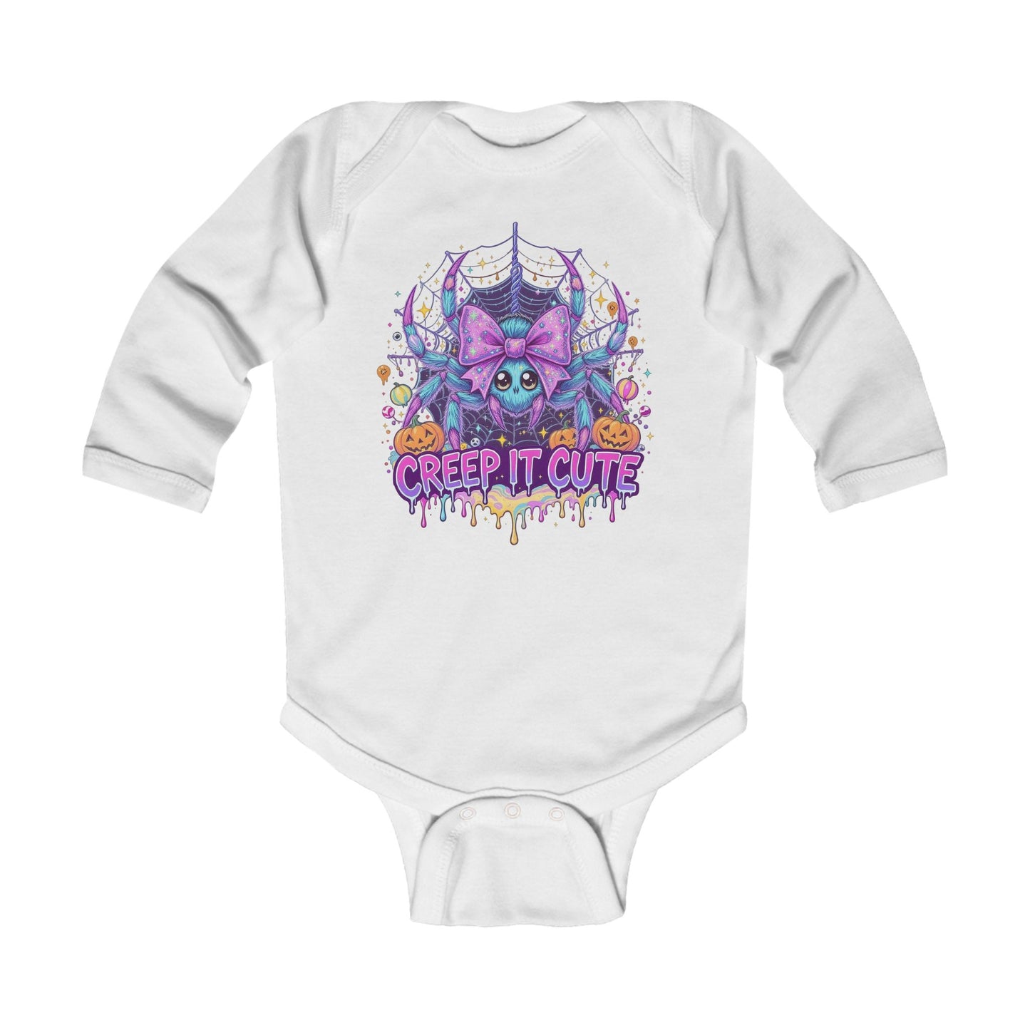 Cute Halloween Infant Bodysuit - Creep It Cute, Baby Costume, Toddler Outfit, Spooky Gift, Fall Apparel