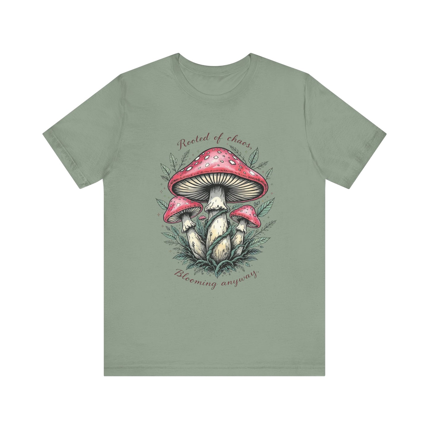 Whimsical Mushroom Tee - Plant Lover Gift, Nature Inspired Shirt, Eco-Friendly Apparel, Perfect for Festivals, Outdoor Adventures