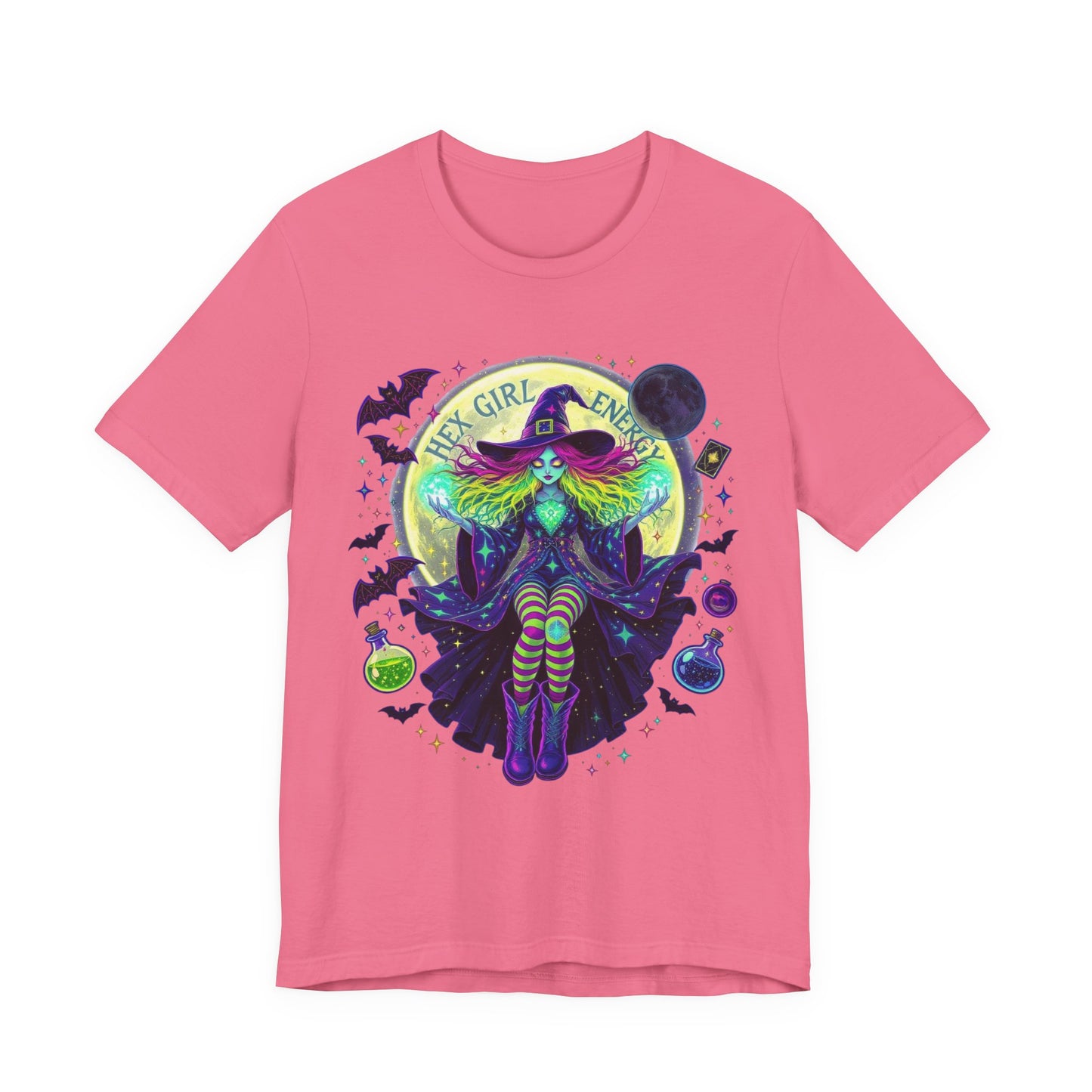 Witchy Vibes Unisex Tee, Halloween Shirt, Spooky Fashion, Gift for Witches, Mysterious Graphic Tee