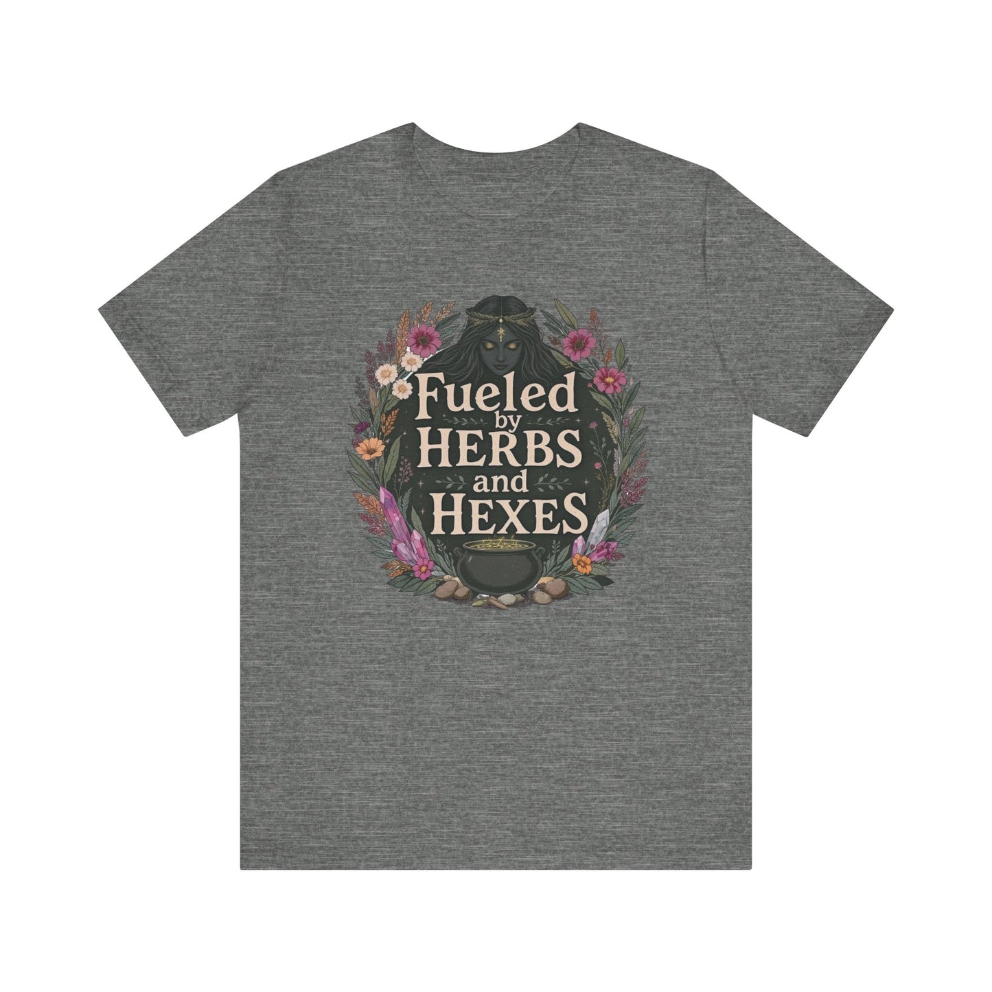 Unisex Herbal Magic Tee, Witchy T-Shirt, Astrology Gifts, Spiritual Apparel, Perfect for Samhain or Everyday Wear