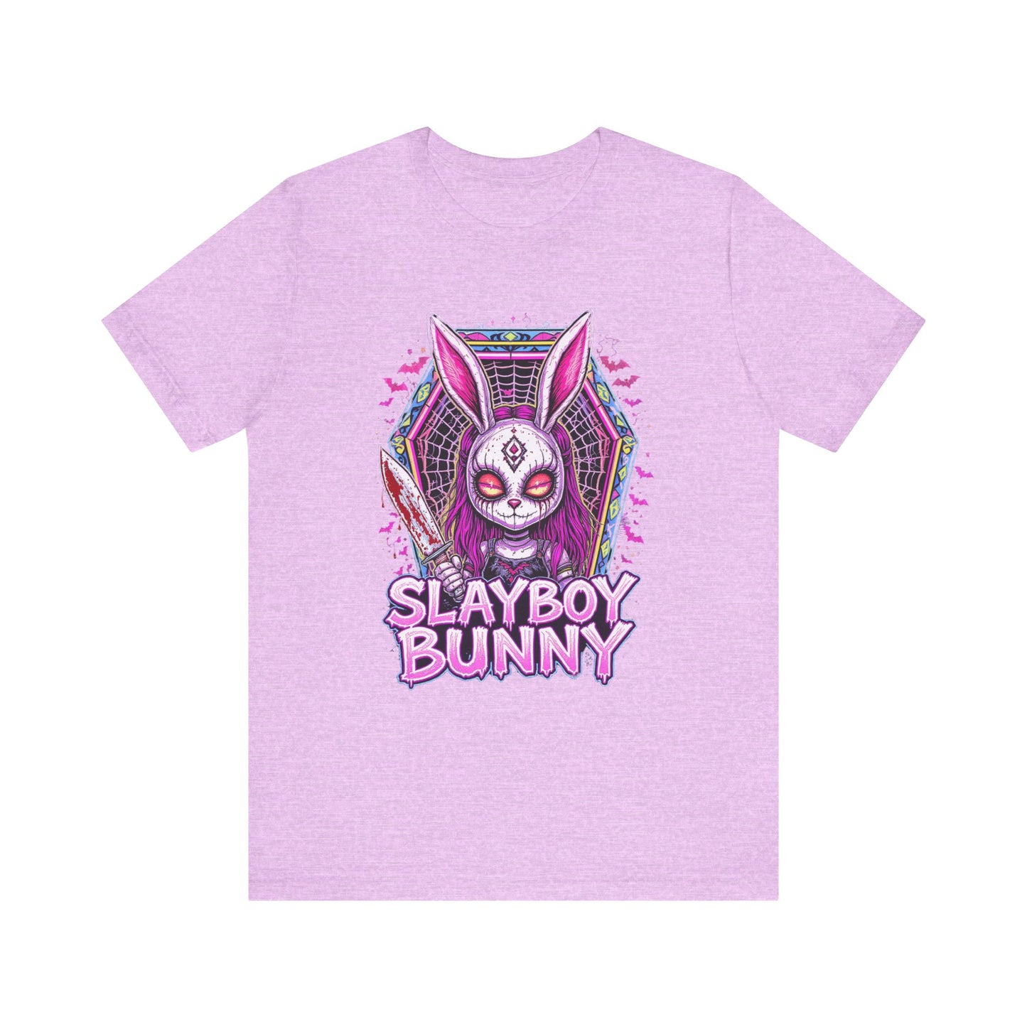 Slayboy Bunny T-Shirt - Unisex Jersey Tee, Funny Graphic Tee, Gift for Bunny Lovers, Halloween Outfit, Statement Shirt