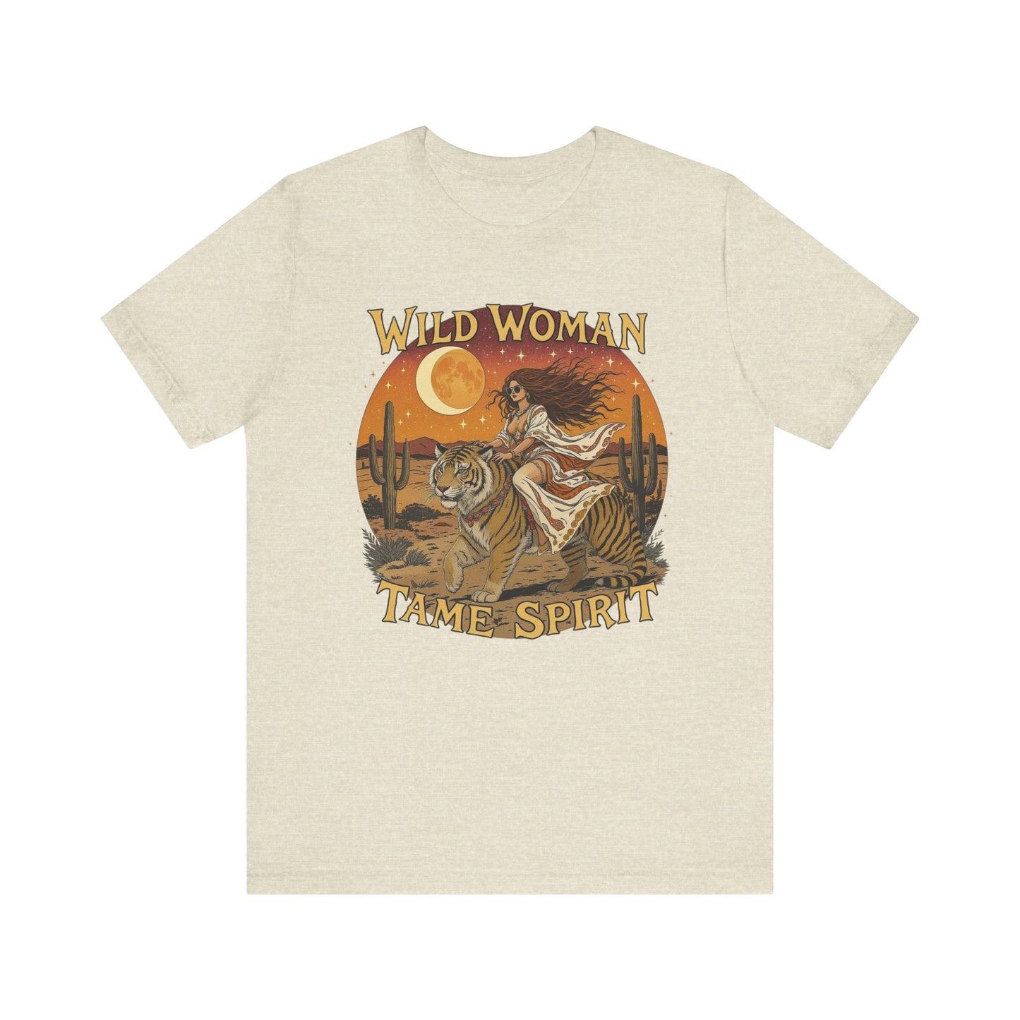 Wild Woman Tee | Bohemian Graphic Shirt for Adventurers, Casual Wear, Gift for Her, Festival Style, Nature Lover's Top