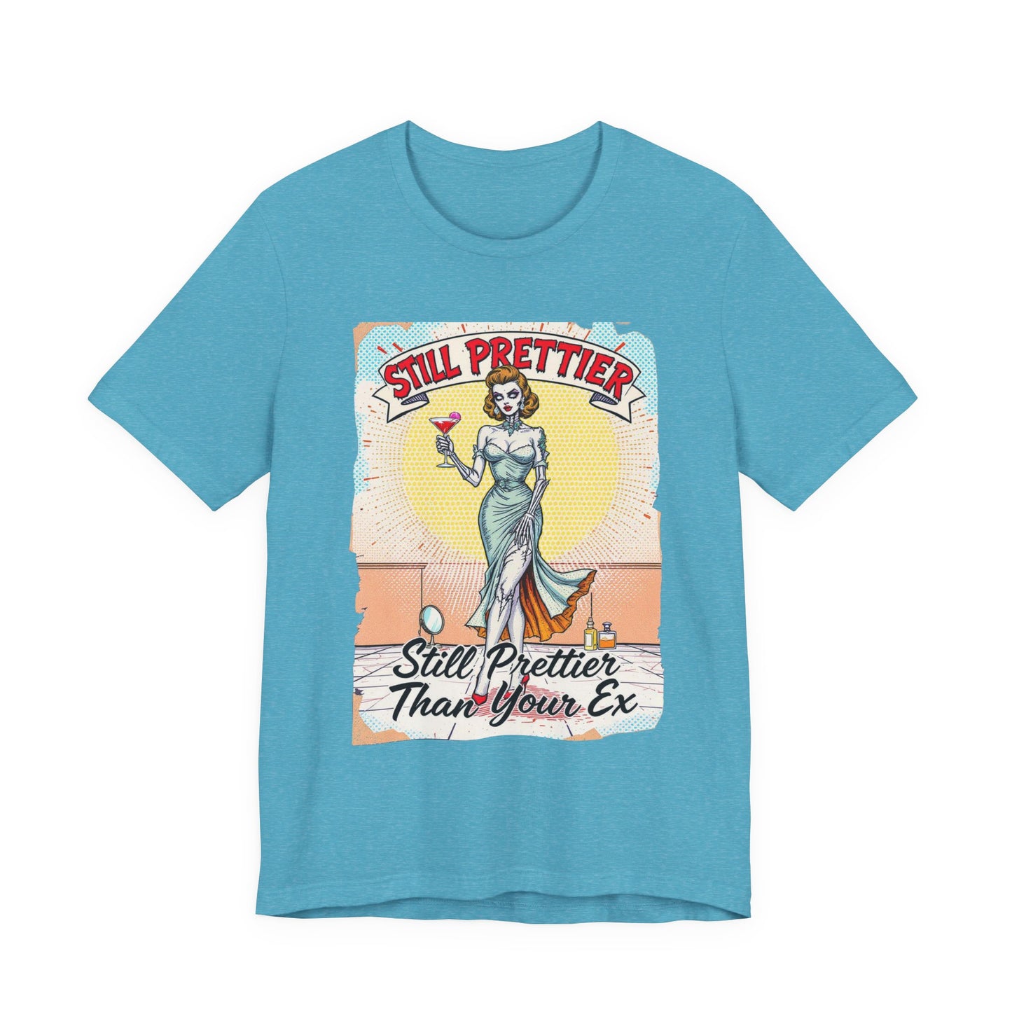 Still Prettier Unisex Tee - Funny Graphic T-Shirt, Sassy Humor, Perfect for Gifts, Casual Wear, Parties, Everyday Style