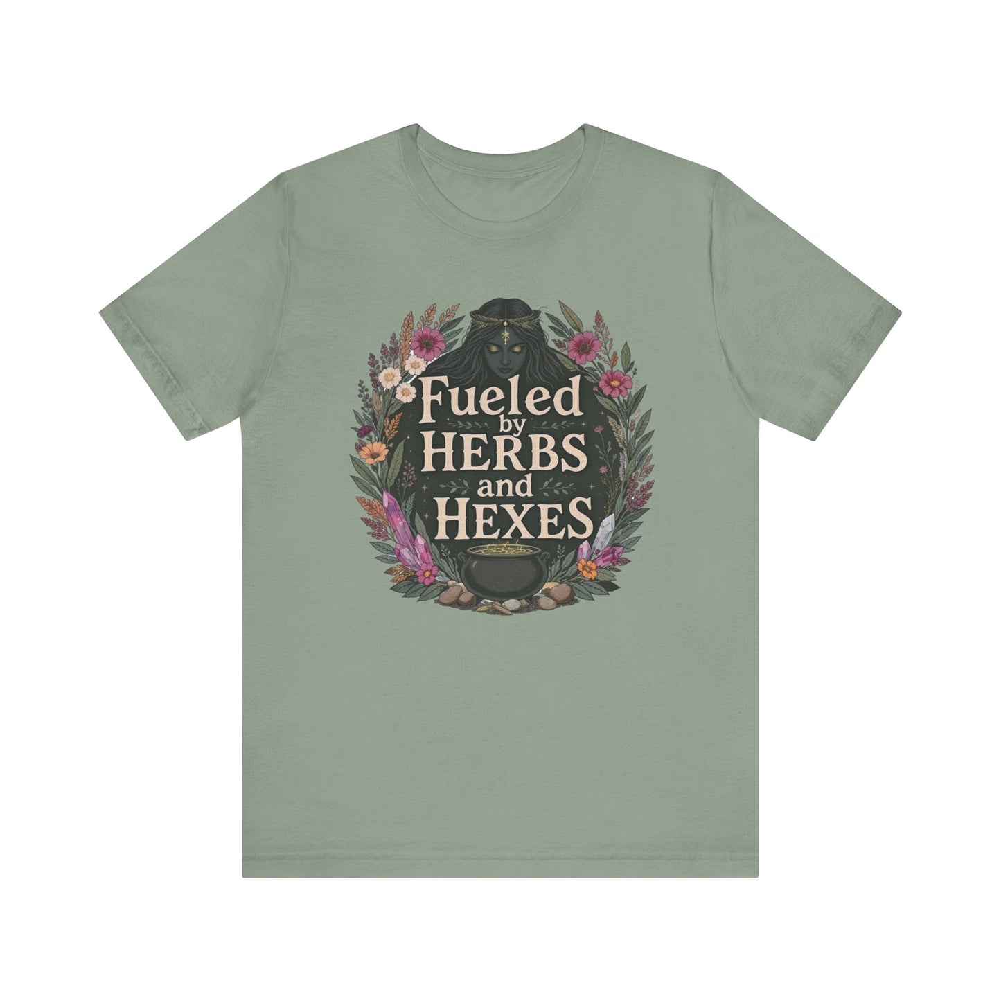 Unisex Herbal Magic Tee, Witchy T-Shirt, Astrology Gifts, Spiritual Apparel, Perfect for Samhain or Everyday Wear