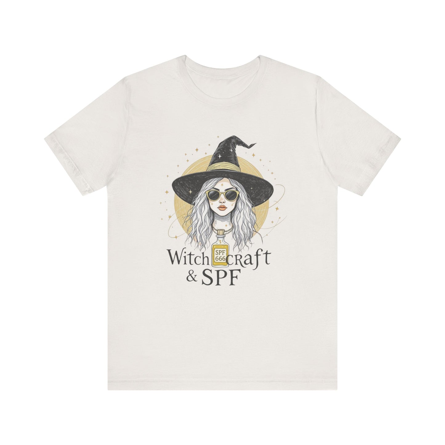 Witchcraft & SPF Witchy T-Shirt | Unisex Short Sleeve Tee, Halloween Shirt, Gifts for Witches, Summer Style