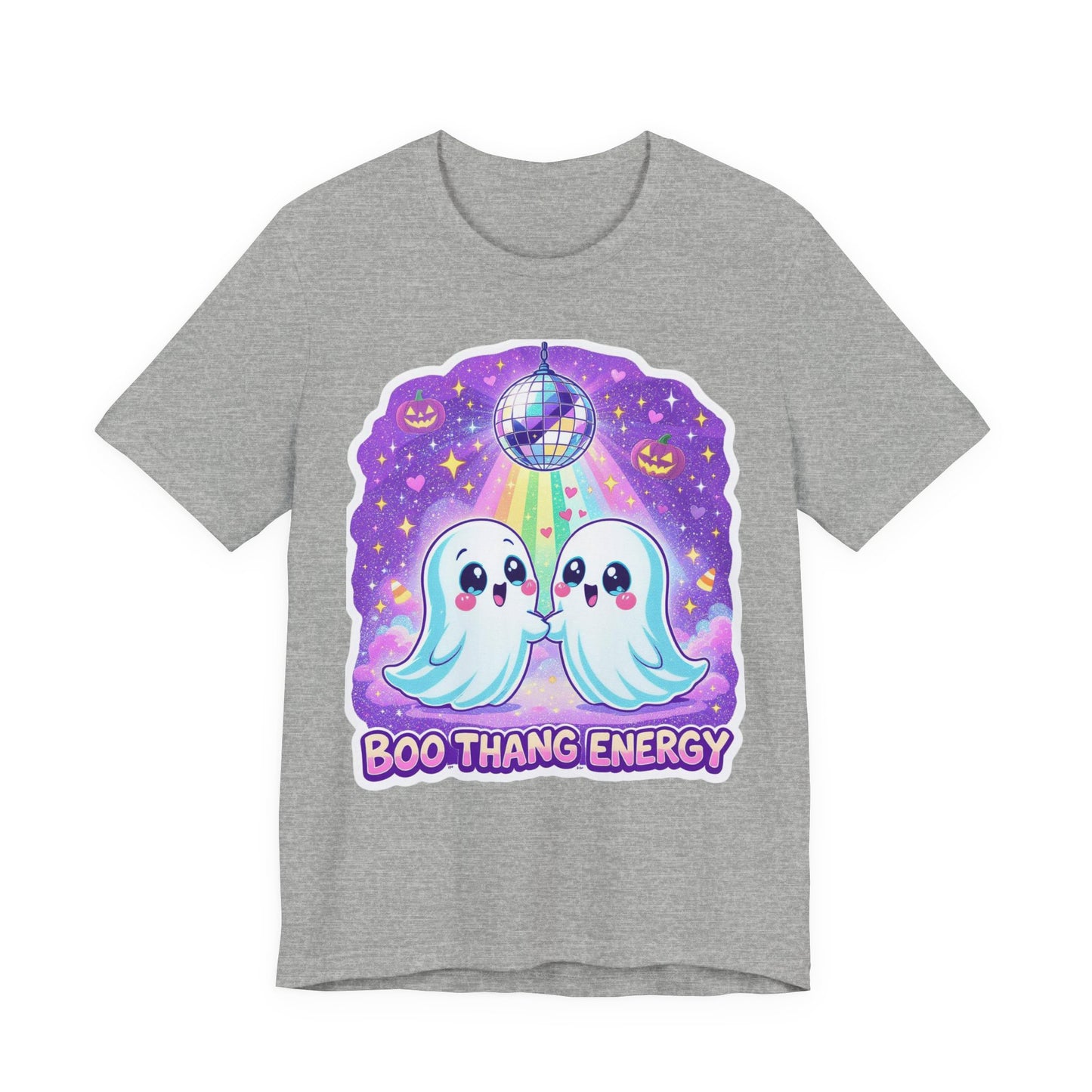 Boo Thang Energy Tee, Halloween Shirt, Ghost Graphic Tee, Unisex T-Shirt, Fun Party Wear, Cute Casual Top