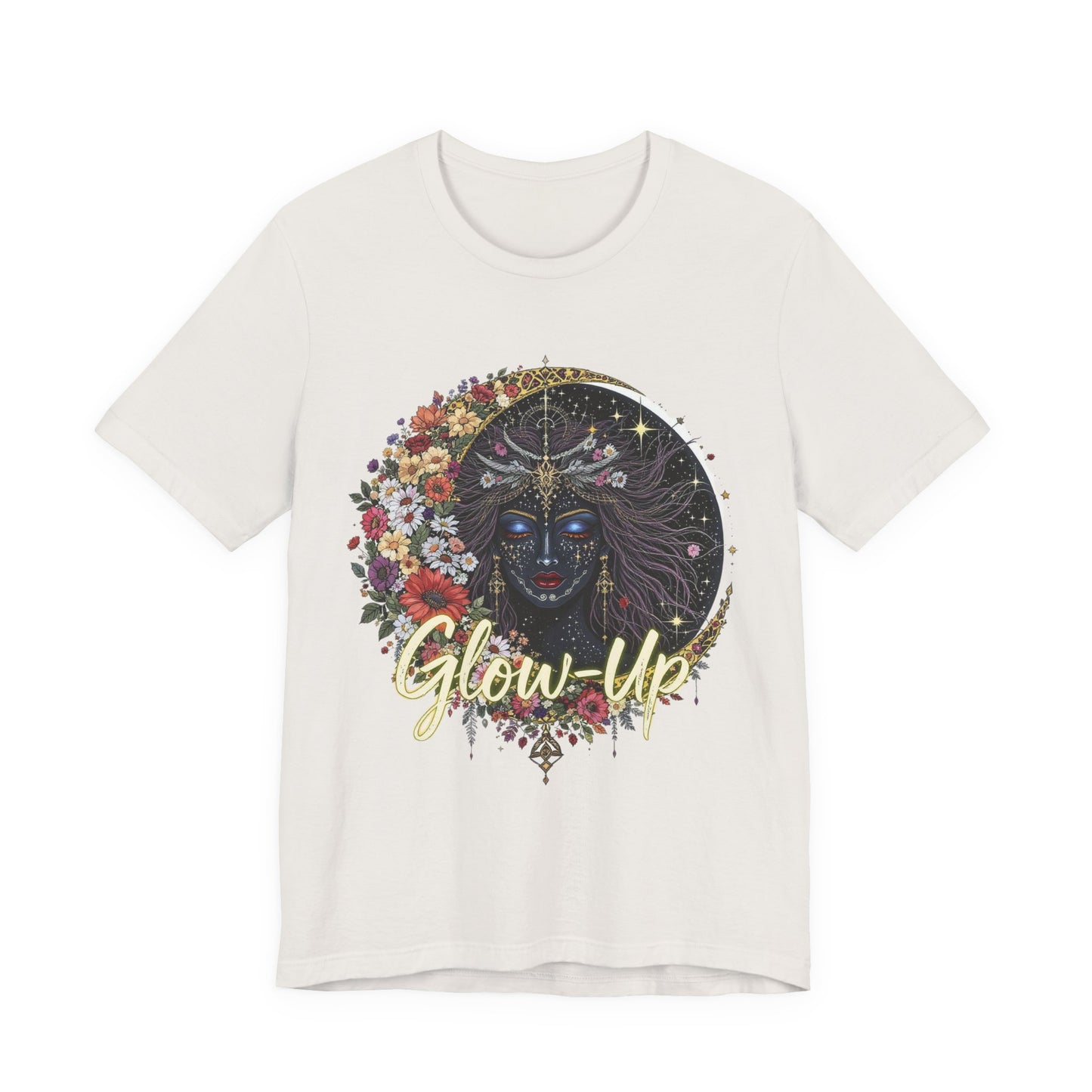 Glow Up Unisex Tee: Positive Vibe Shirt, Inspirational Gift, Women's Fashion, Motivational T-Shirt, Unique Graphic Tee