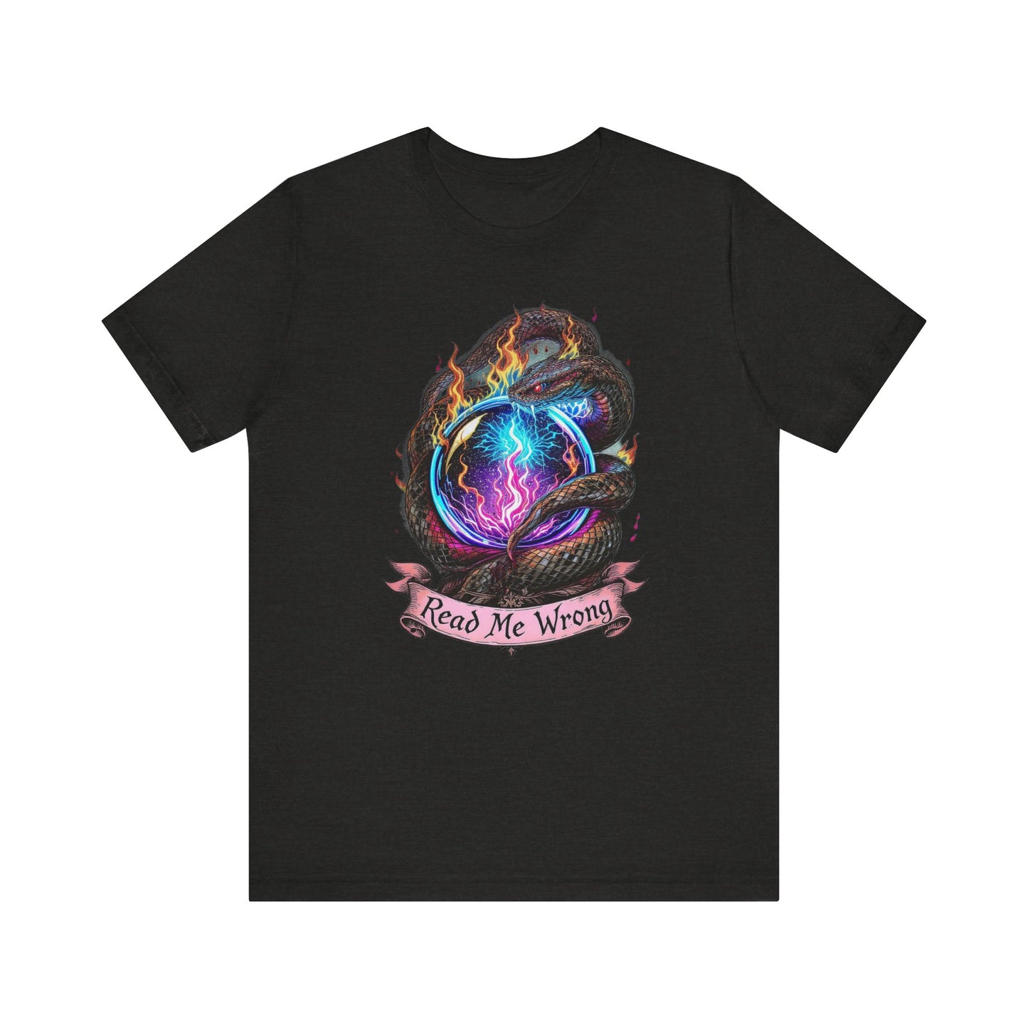 Mystical Short Sleeve Tee, Reading Humor Shirt, Fantasy Graphic T-Shirt, Gift for Book Lovers, Unique Casual Wear, Unisex Apparel