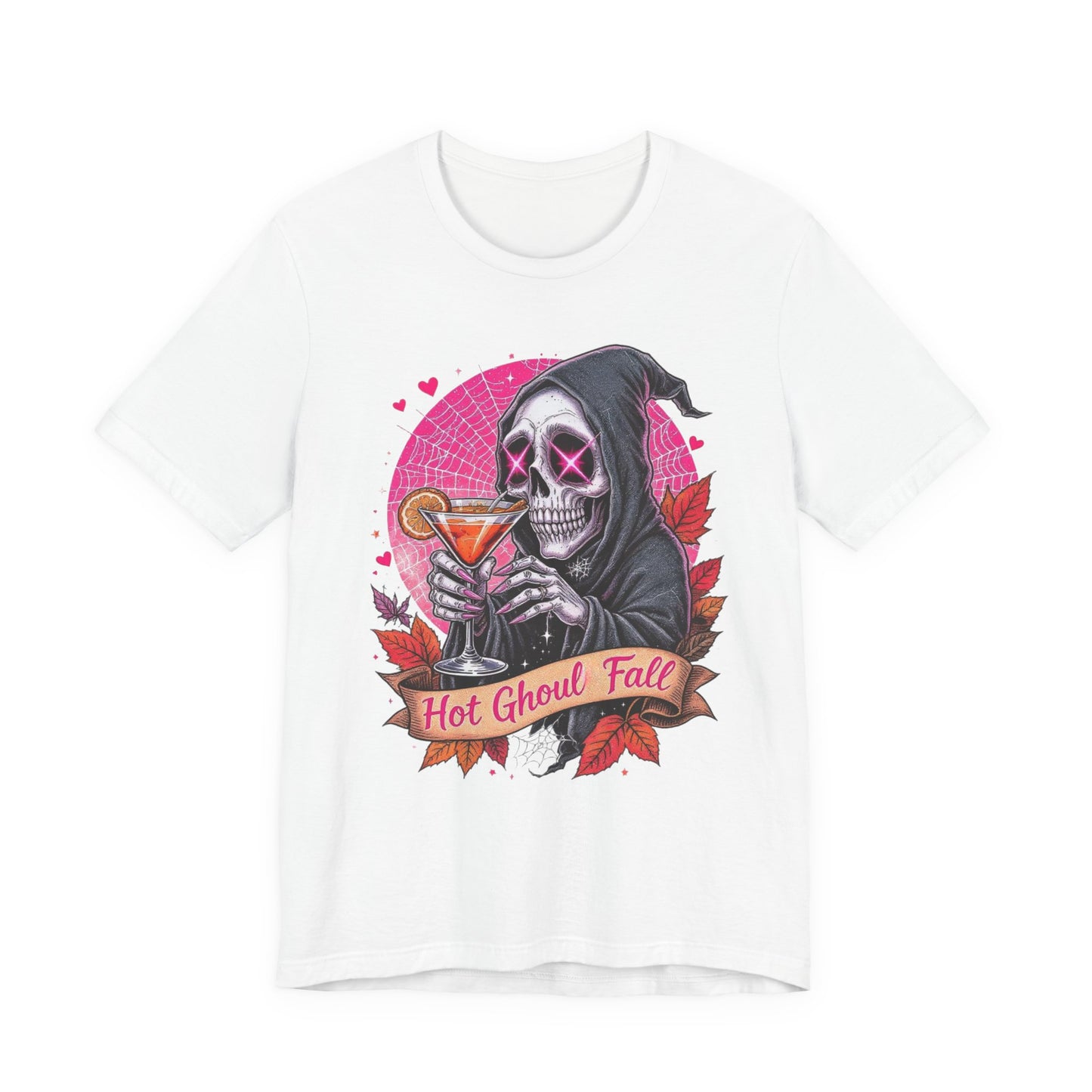 Unisex Halloween Tee, Spooky Graphic Shirt, Hot Ghoul Fall T-Shirt, Funny Halloween Gift, Casual Autumn Wear, Party Attire