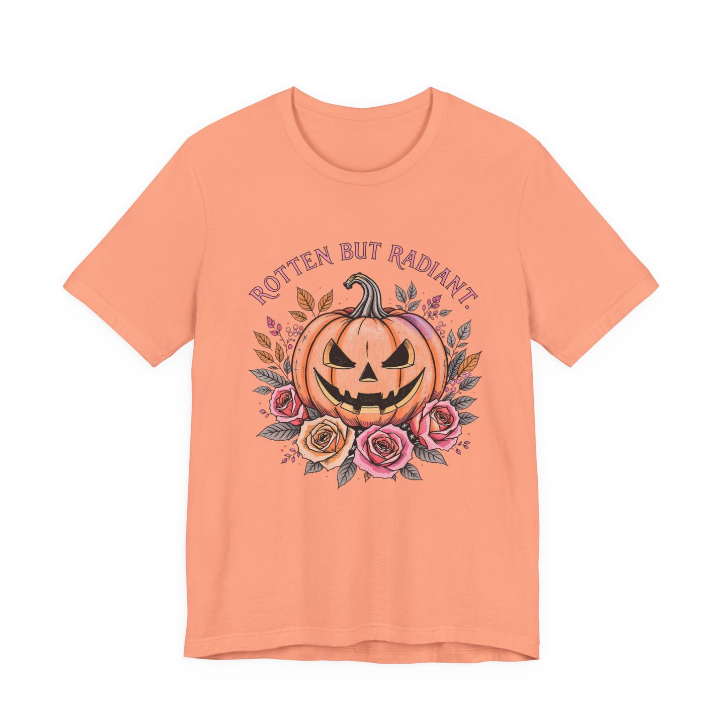 Halloween Pumpkin Tee, Unisex Jersey Short Sleeve Shirt, Autumn Fashion, Spooky Season Style, Fall Festival, Gift for Her