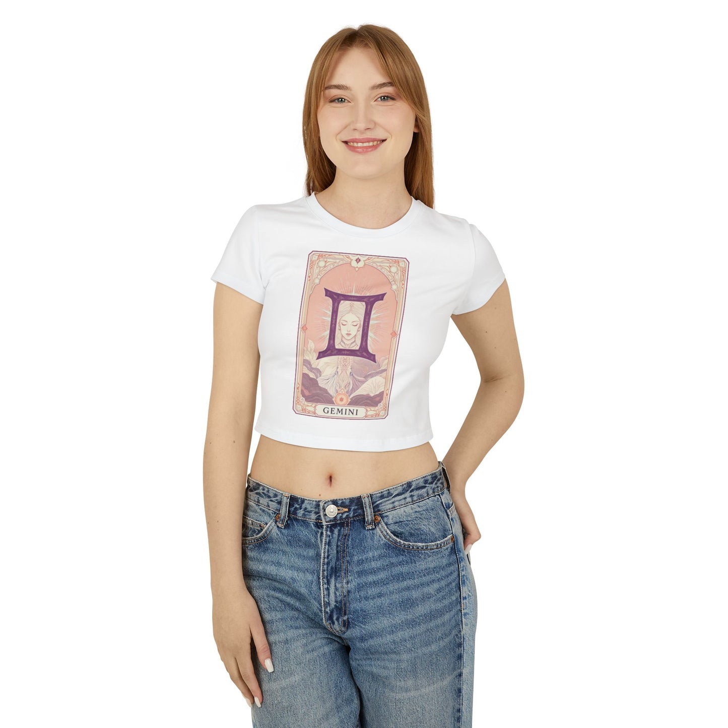 Gemini Women's Baby Tee, Astrology T-Shirt, Zodiac Horoscope Shirt, Gift for Her, Personalized Baby Tee, Summer Fashion Top
