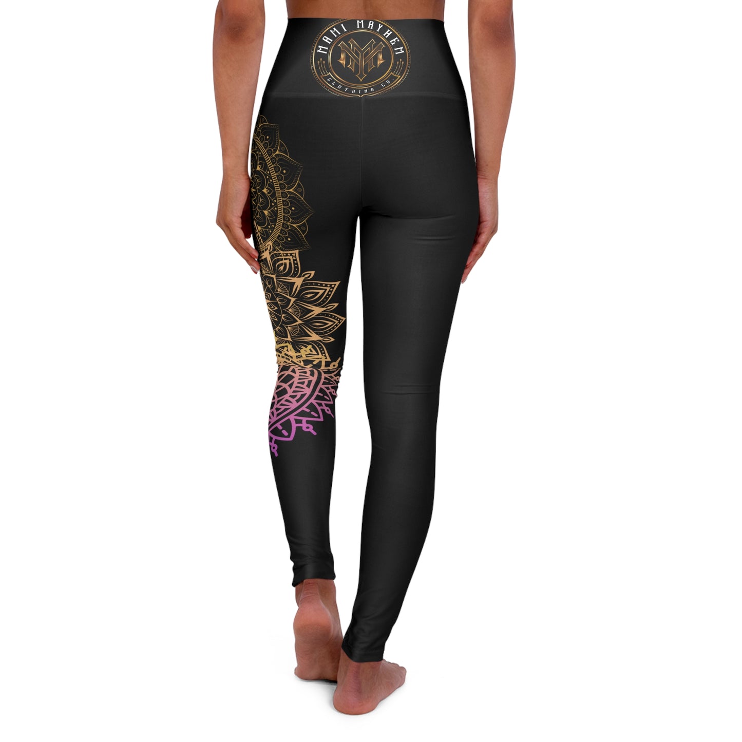 Mandala High Waisted Yoga Leggings (AOP)