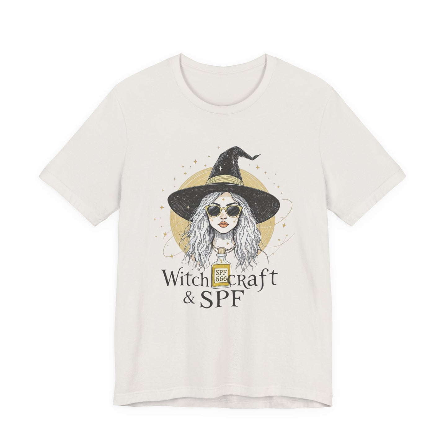 Witchcraft & SPF Witchy T-Shirt | Unisex Short Sleeve Tee, Halloween Shirt, Gifts for Witches, Summer Style