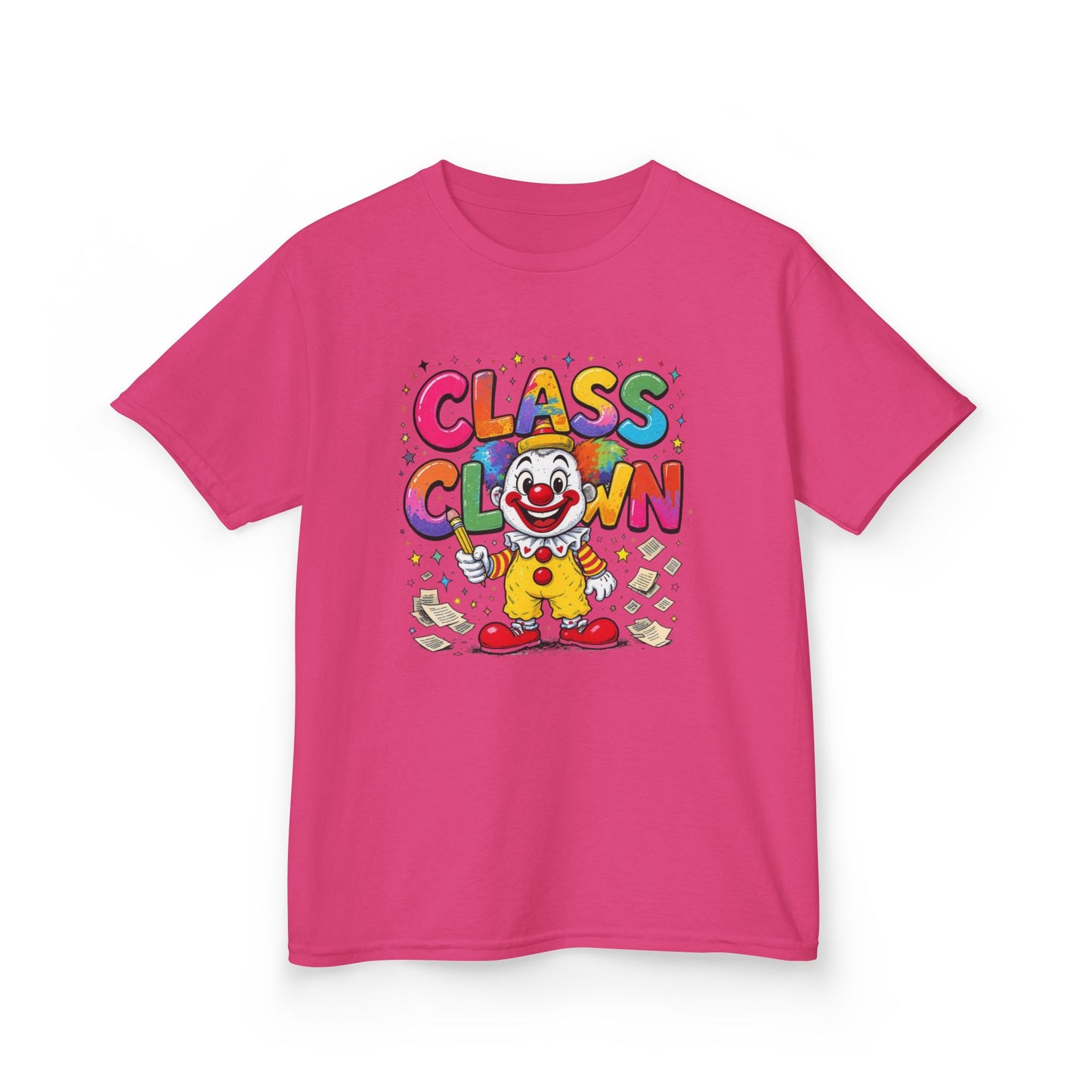 Class Clown Kids Tee - Fun Cotton Tee for Young Jokesters, Birthday Gifts, Classroom Essentials, Playtime Apparel, School Spirit Wear