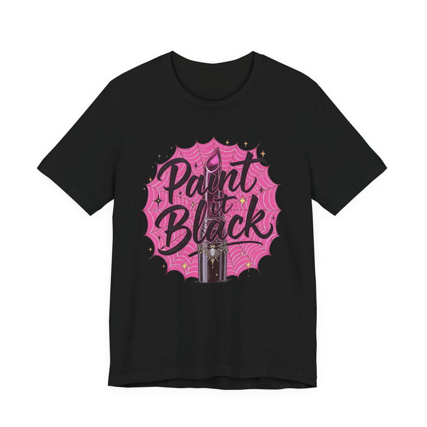Paint It Black, Chic Artistic Tee, Stylish Graphic T-Shirt, Artsy Gift for Creatives, Casual Wear, Unique Fashion Statement, Art Lover's