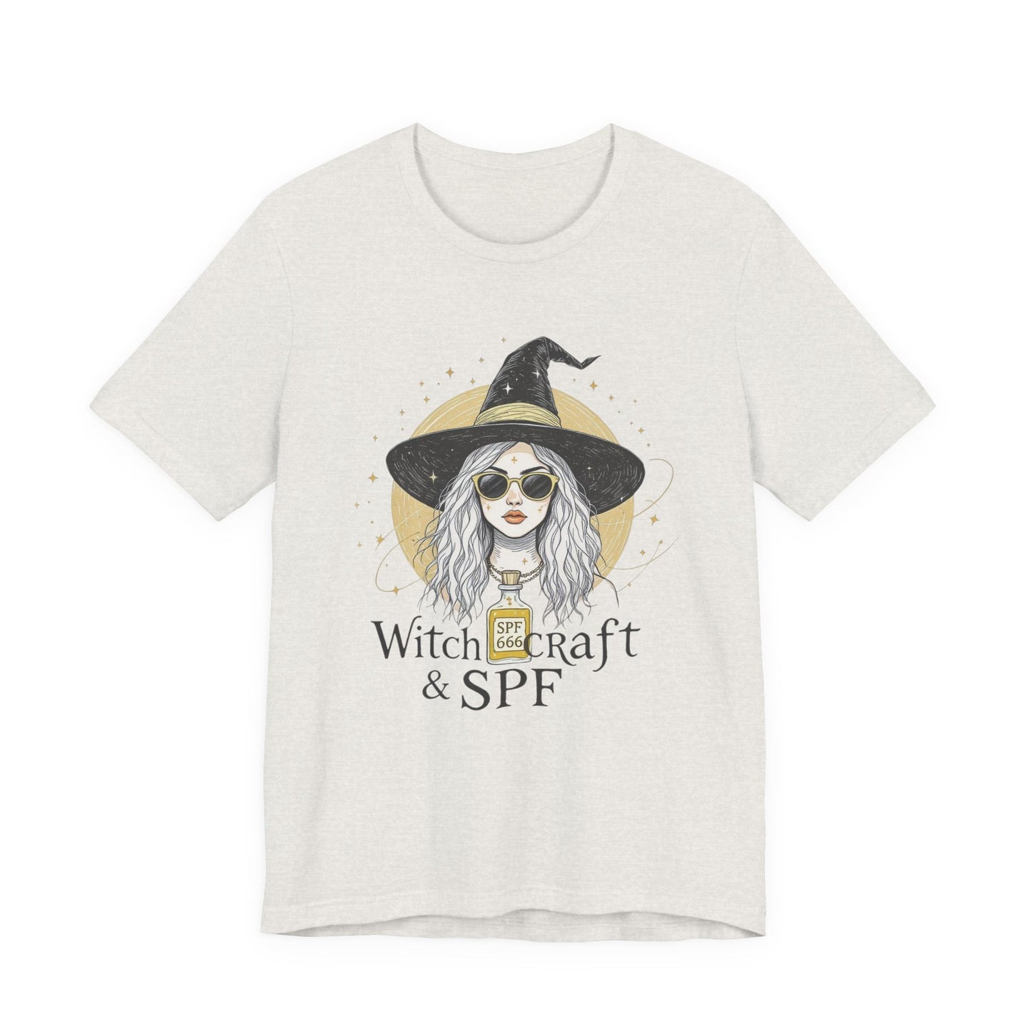 Witchcraft & SPF Witchy T-Shirt | Unisex Short Sleeve Tee, Halloween Shirt, Gifts for Witches, Summer Style
