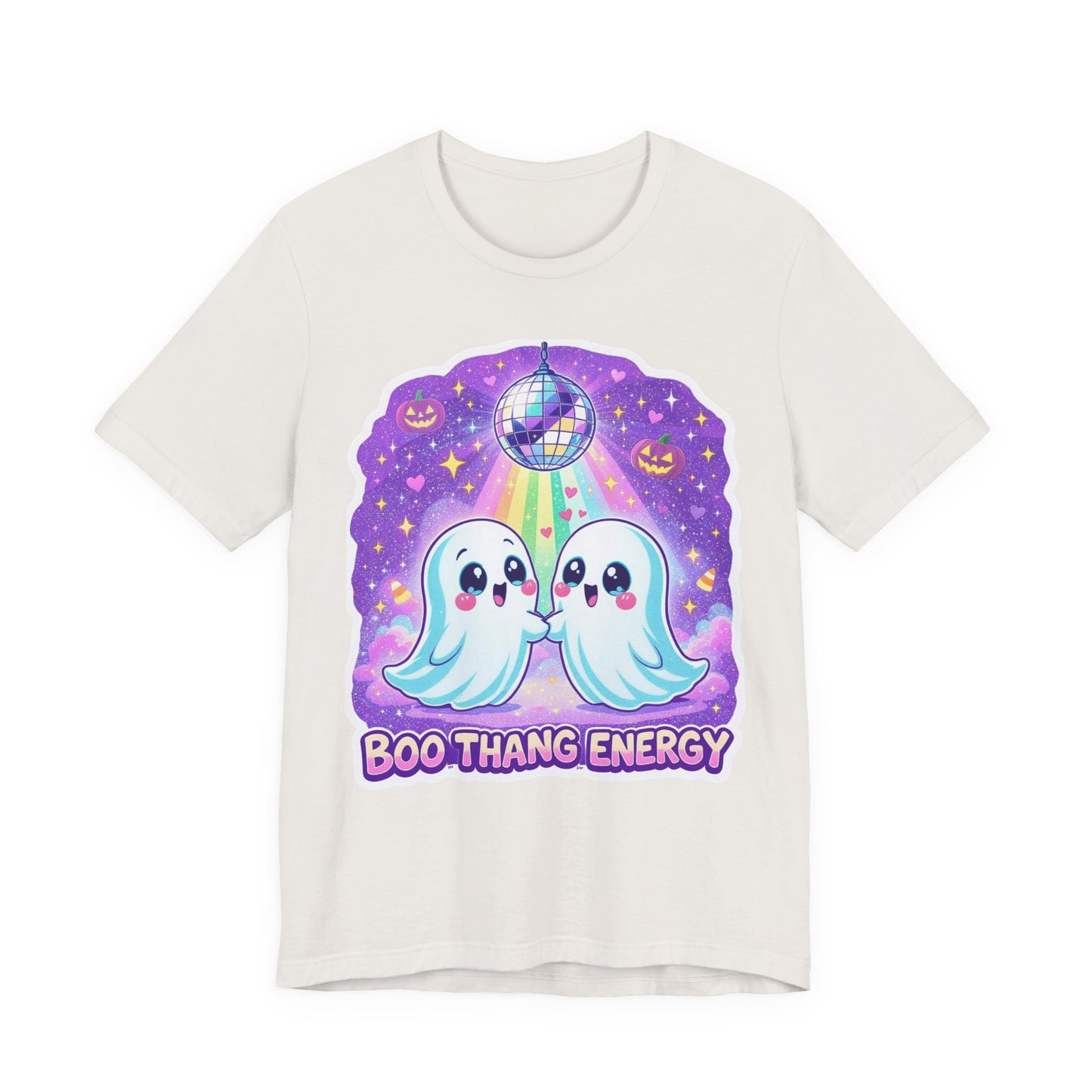 Boo Thang Energy Tee, Halloween Shirt, Ghost Graphic Tee, Unisex T-Shirt, Fun Party Wear, Cute Casual Top